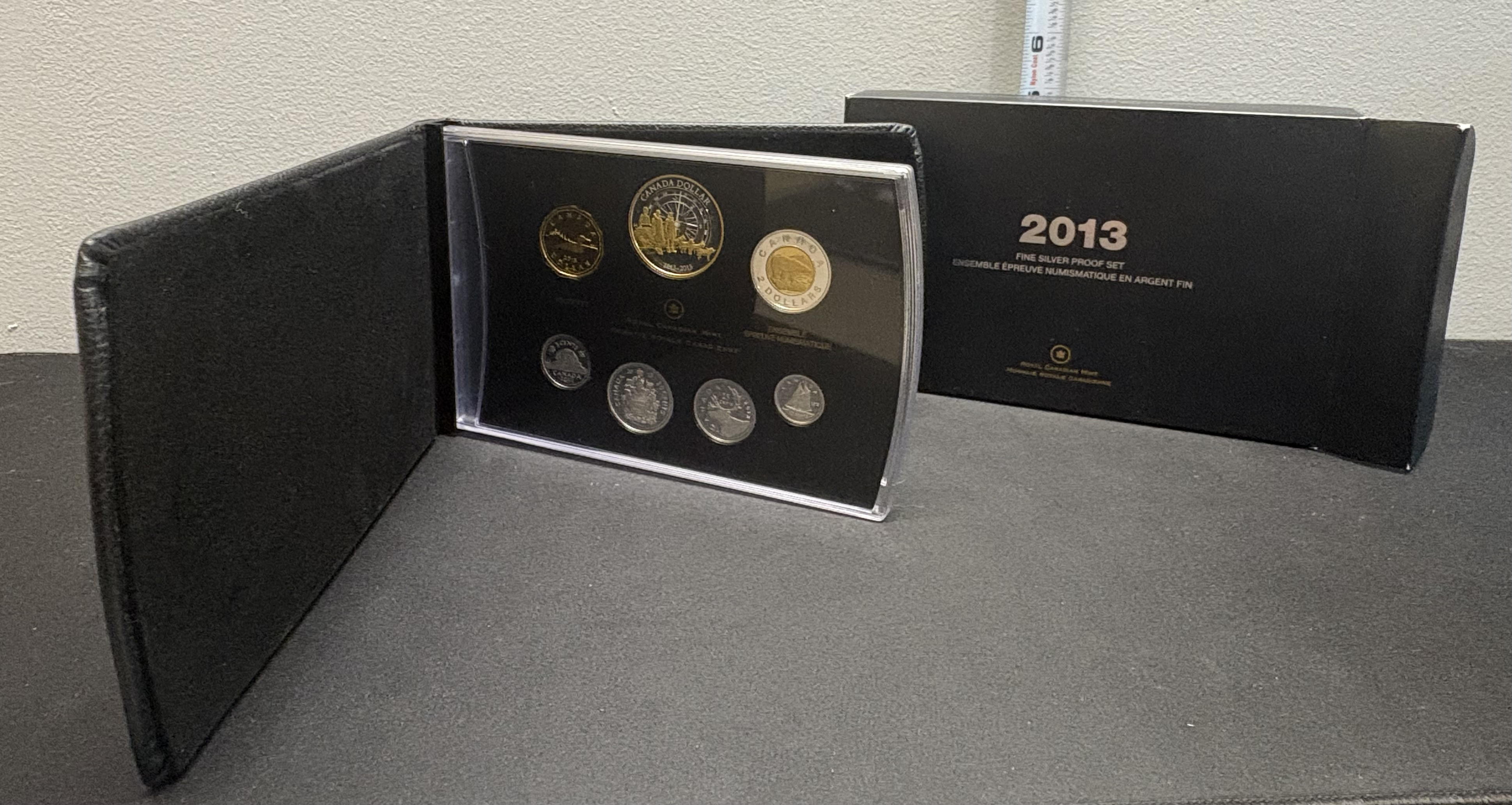 LOT 2026-038 — Ensemble épreuve numismatique 2013 – 7 pièces canadiennes en argent pur .9999 – Monnaie ro — photo 4