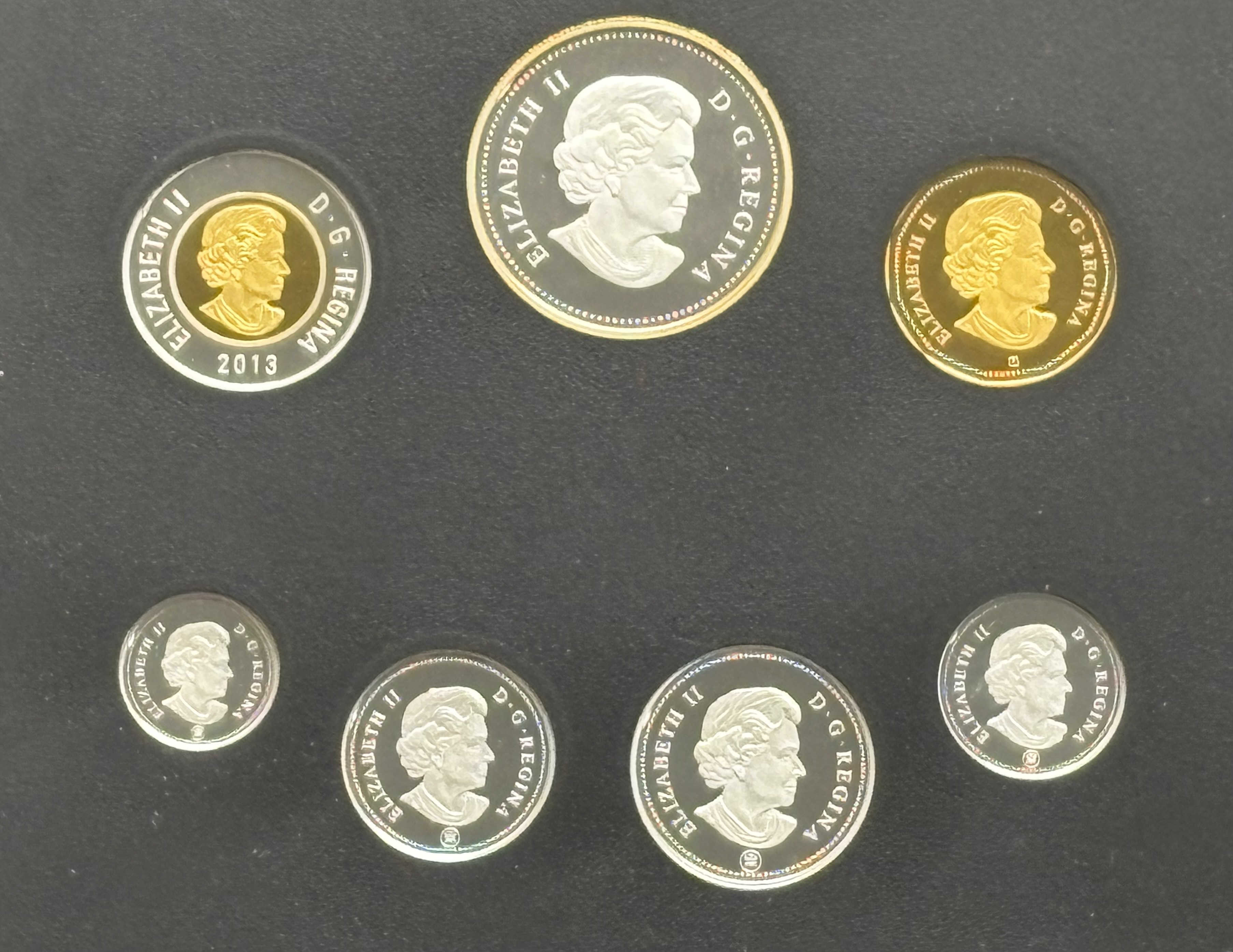 LOT 2026-038 — Ensemble épreuve numismatique 2013 – 7 pièces canadiennes en argent pur .9999 – Monnaie ro — photo 2