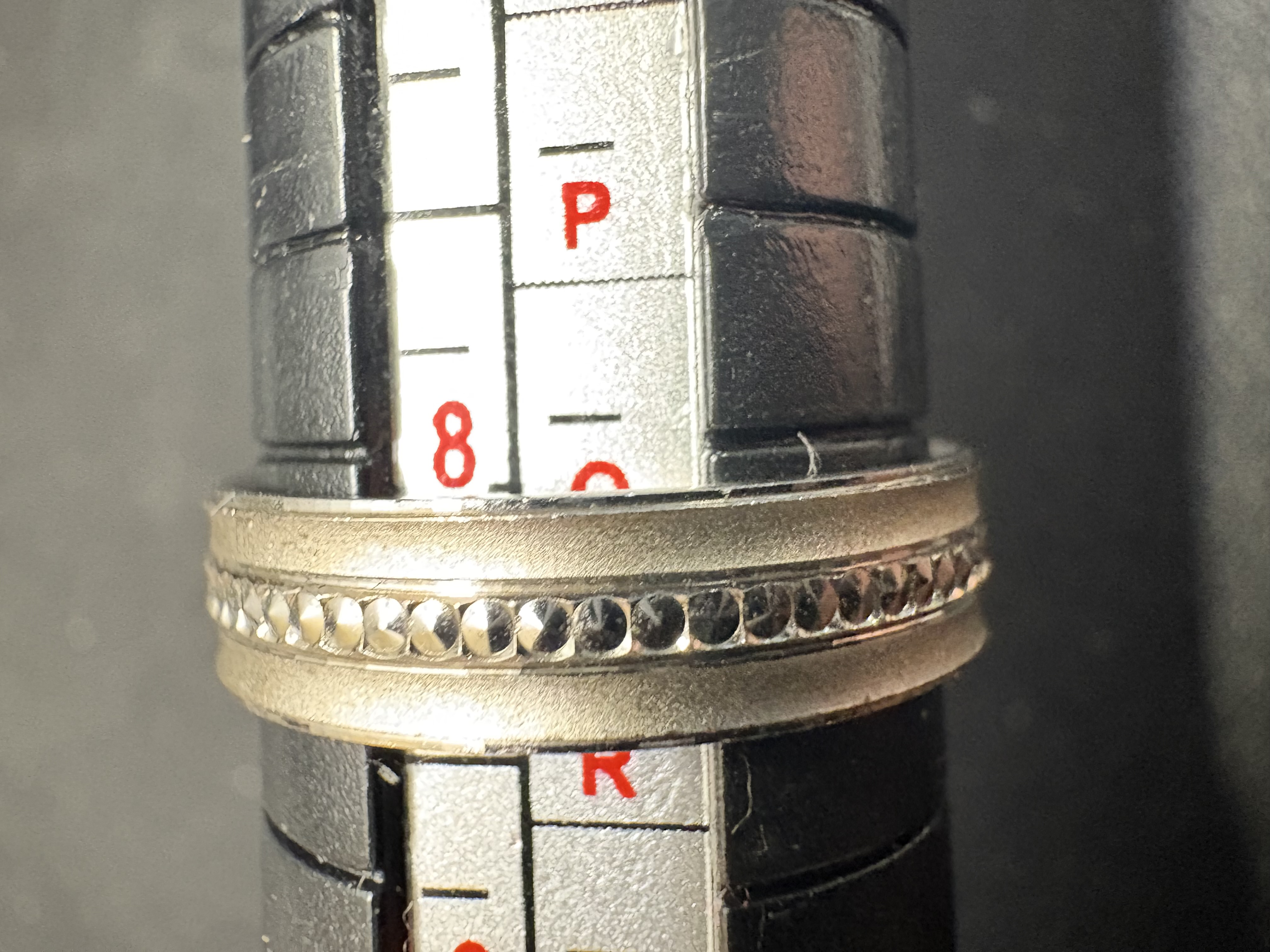 LOT 2026-377 — Bague en argent sterling 925 – Anneau texturé — photo 2