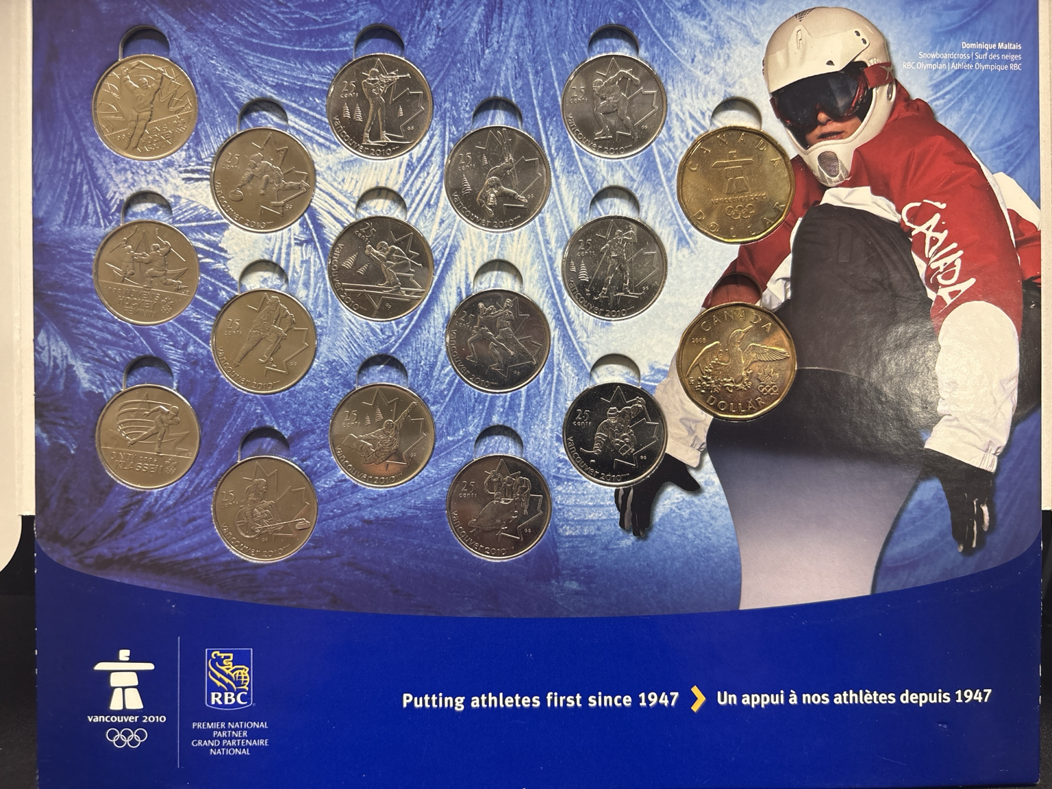 LOT 2026-392 — Collection complète de 17 pièces de circulation commémoratives des Jeux… — photo 1