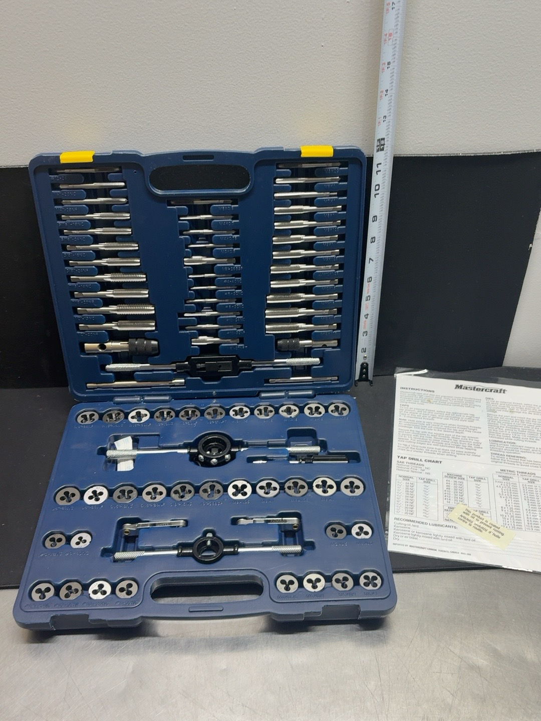 LOT 2026-396 — Ensemble Mastercraft de 110 pièces pour filetage, comprenant tarauds et… — photo 1