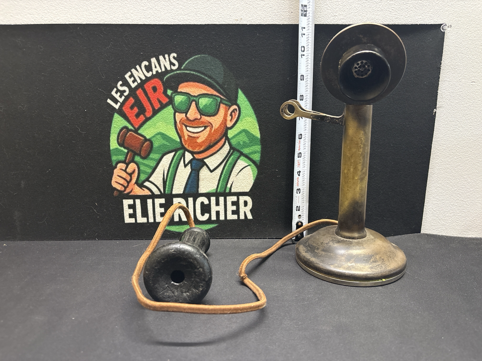 LOT 2026-400 — Téléphone chandelier antique Northern Electric — photo 3