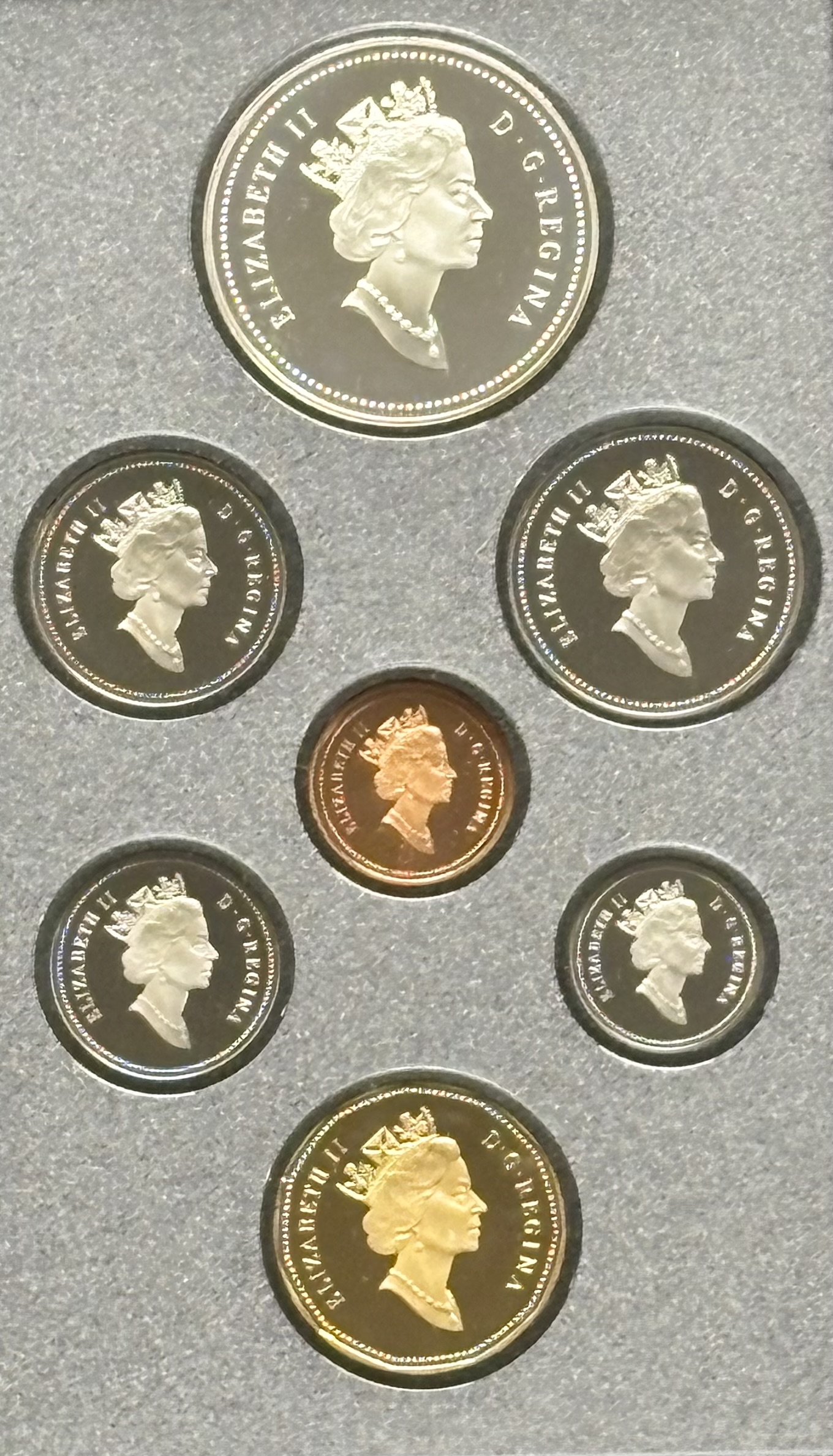 LOT 2026-041 — Ensemble épreuve numismatique Canada 1993 – 7 pièces – 100e anniversaire de la Coupe Stanl — photo 3