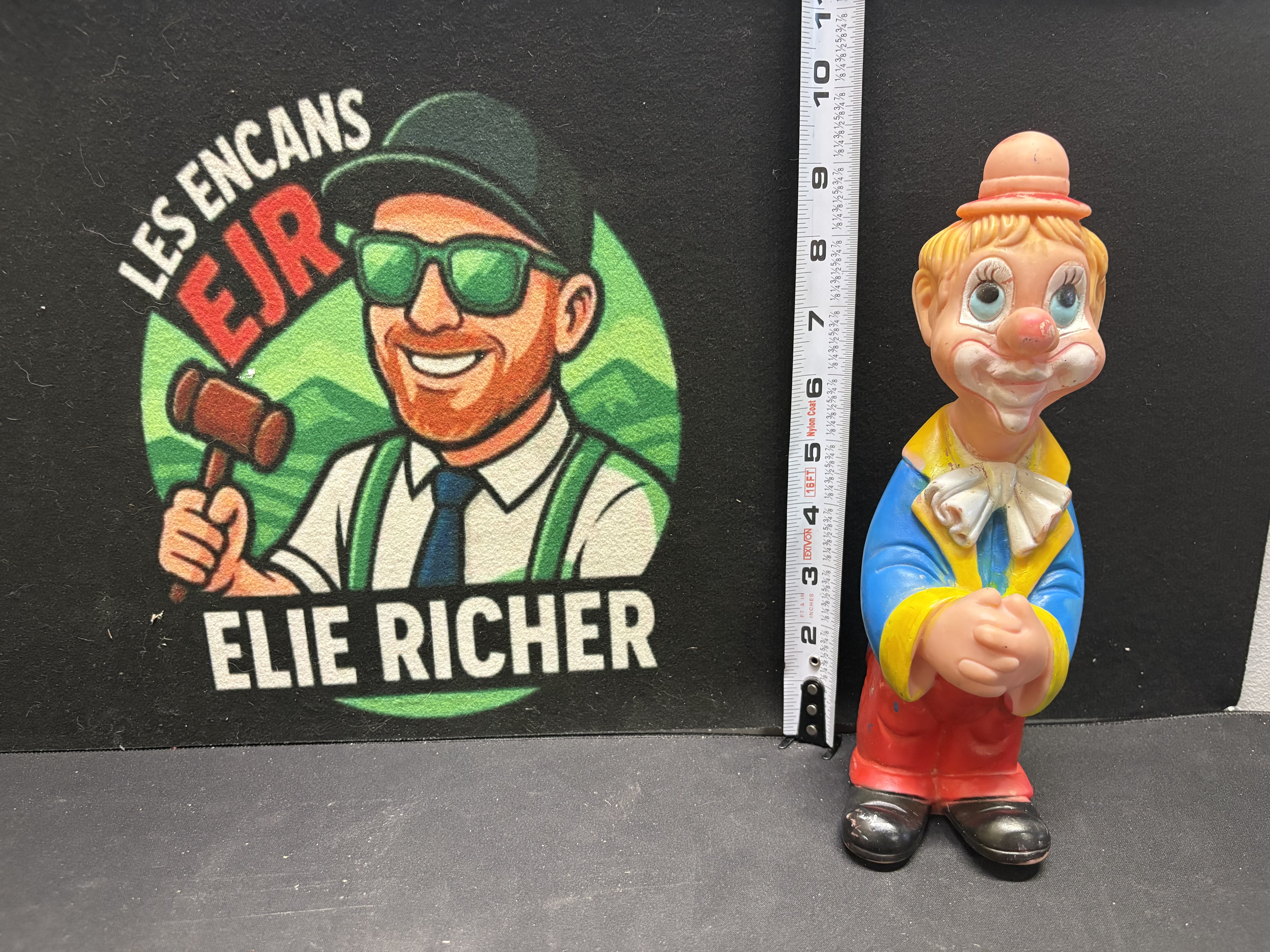 LOT 2026-453 — Grande figurine vintage de clown Chantex / L.G.R — photo 1