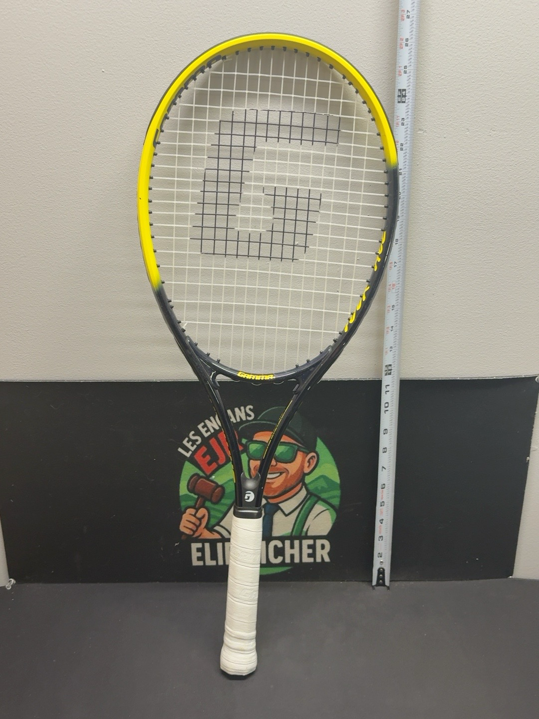 LOT 2026-462 — Raquette de tennis Gamma, modèle pleine grandeur 27 pouces, avec tête 102 po² — photo 1
