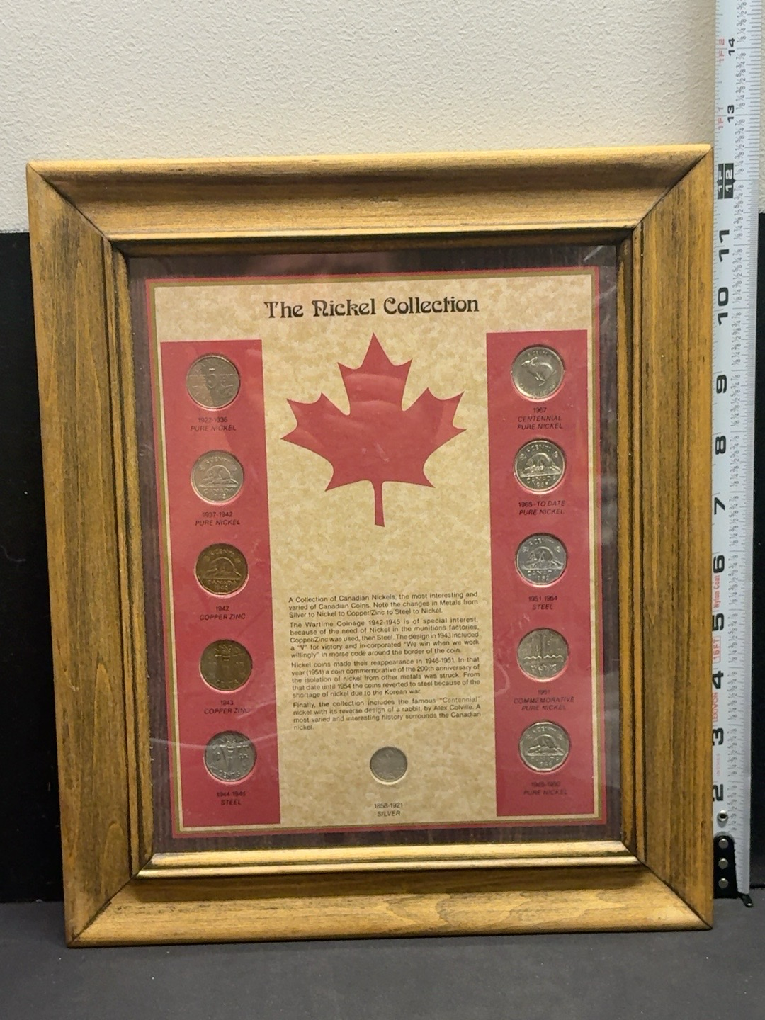 LOT 2026-471 — Collection encadrée The Nickel Collection présentant l’évolution historique de… — photo 1