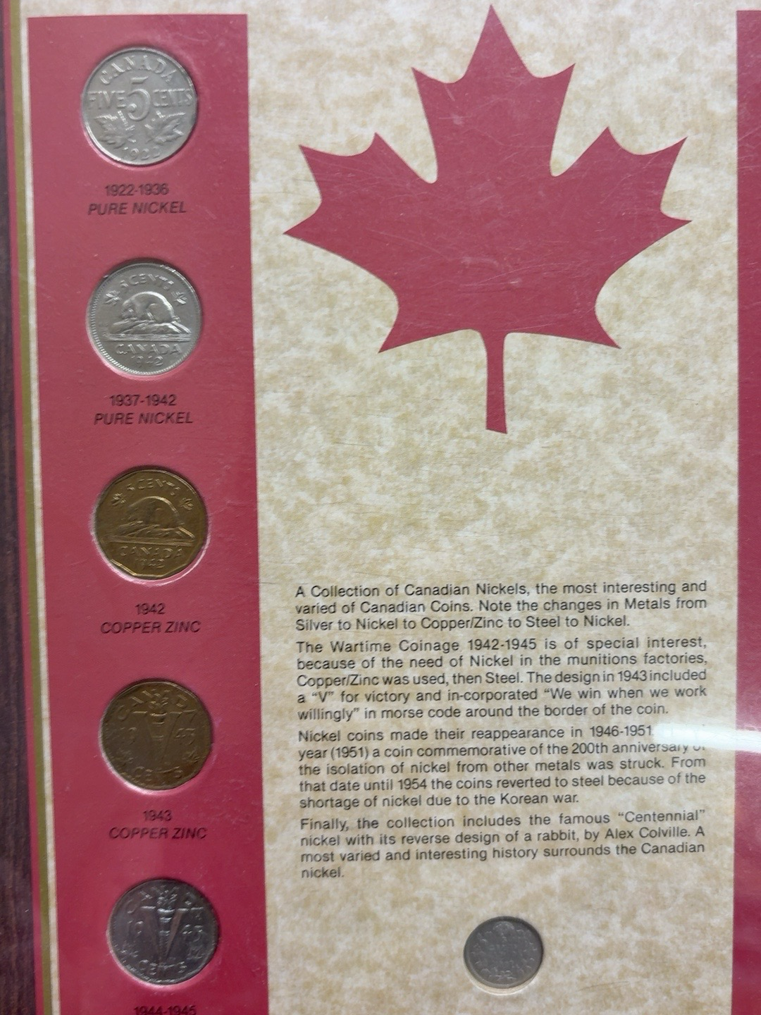 LOT 2026-471 — Collection encadrée The Nickel Collection présentant l’évolution historique de… — photo 4