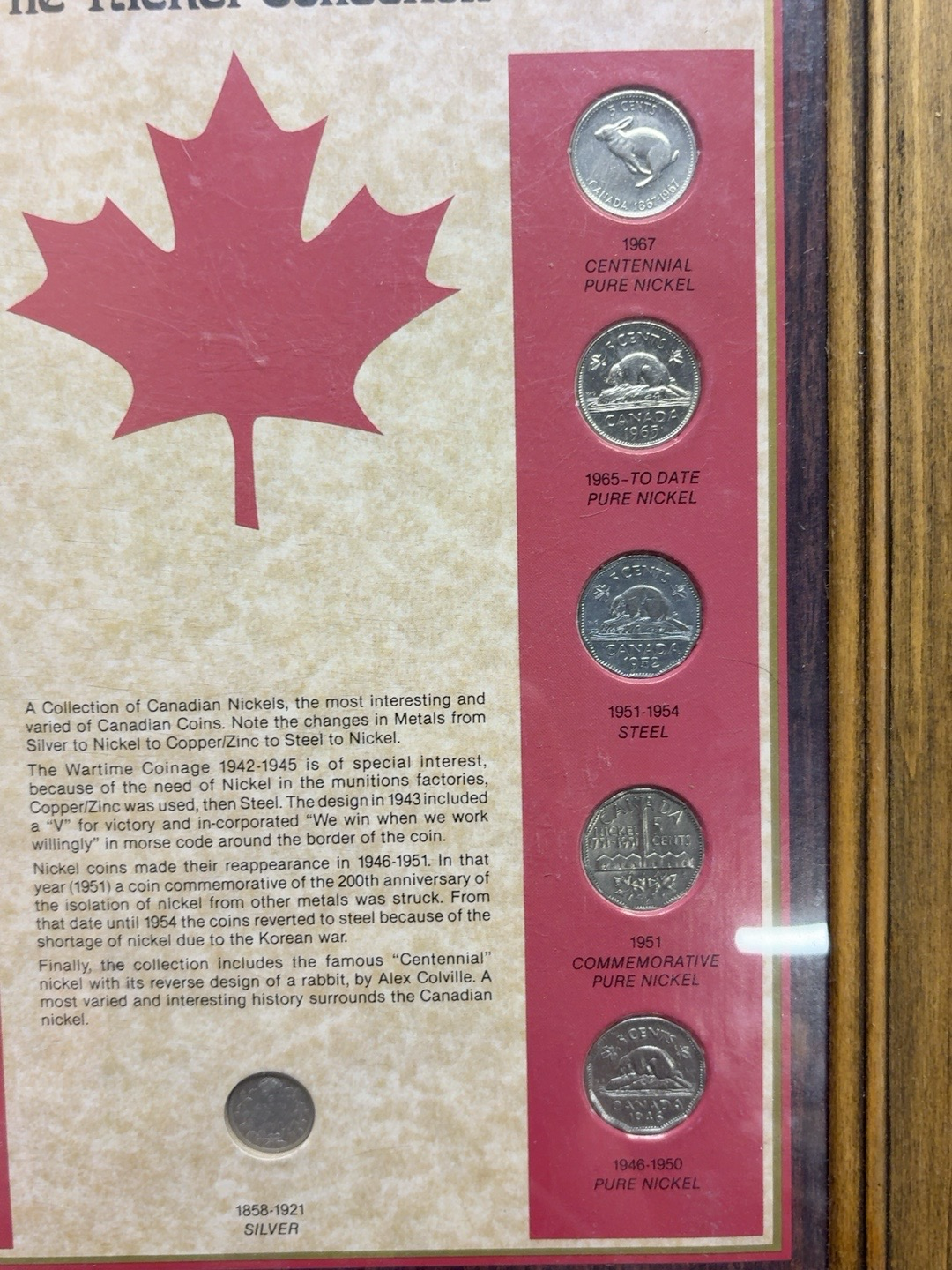 LOT 2026-471 — Collection encadrée The Nickel Collection présentant l’évolution historique de… — photo 3