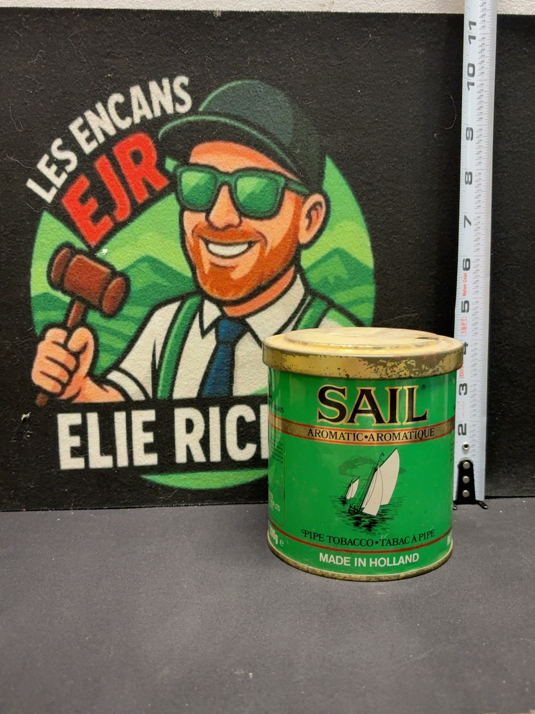 LOT 2026-479 — Ancienne boîte métallique de collection SAIL Aromatic – Pipe Tobacco… — photo 1