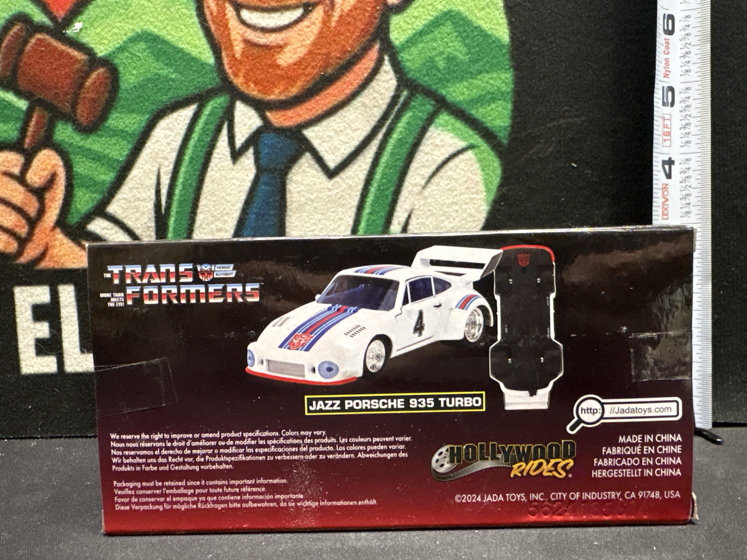 LOT 2026-482 — Voiture miniature de collection Transformers – Jazz Porsche 935 Turbo… — photo 3