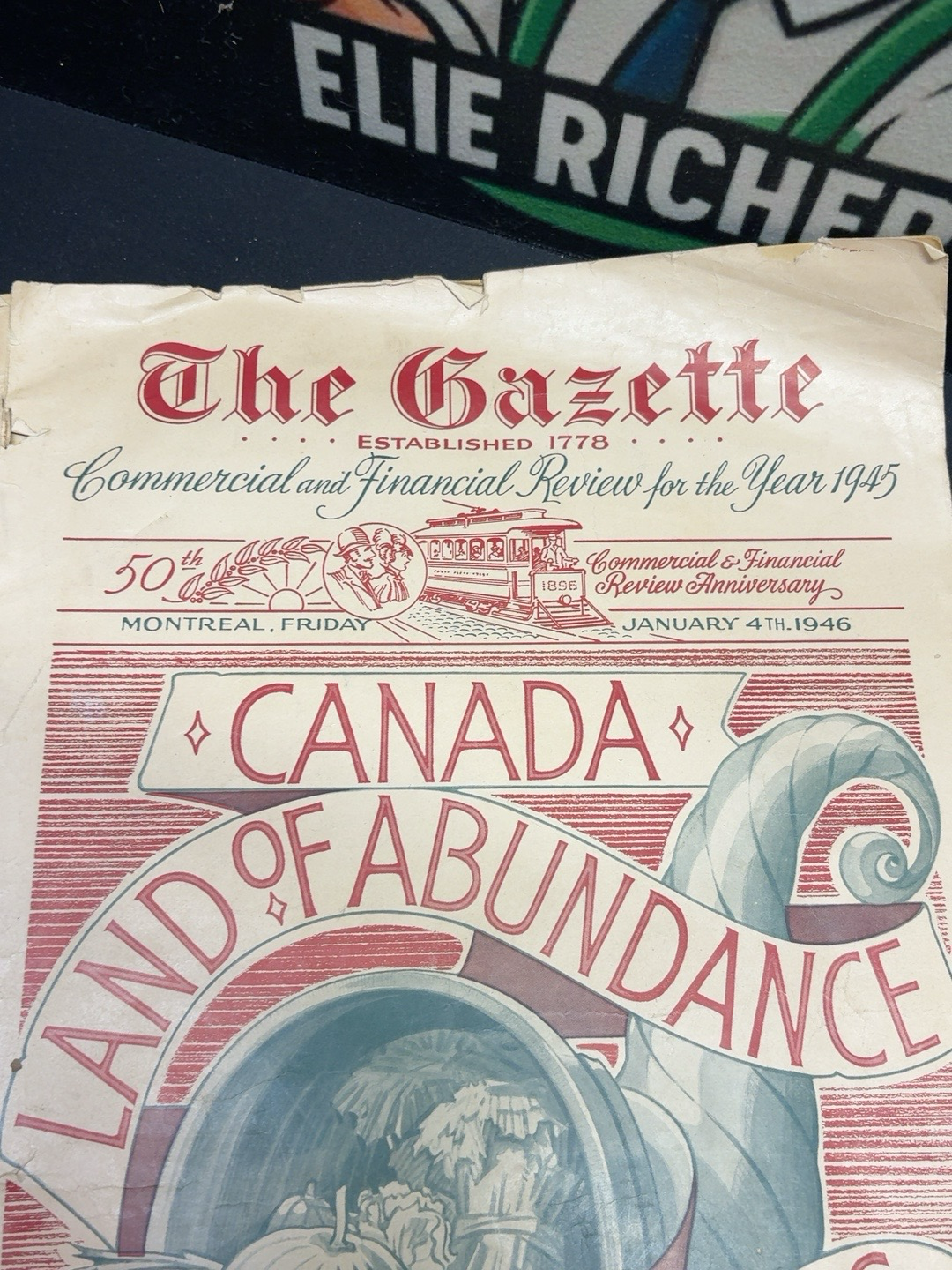 LOT 2026-484 — Ancien numéro spécial de The Gazette, Montréal, daté du vendredi 4 janvier… — photo 2