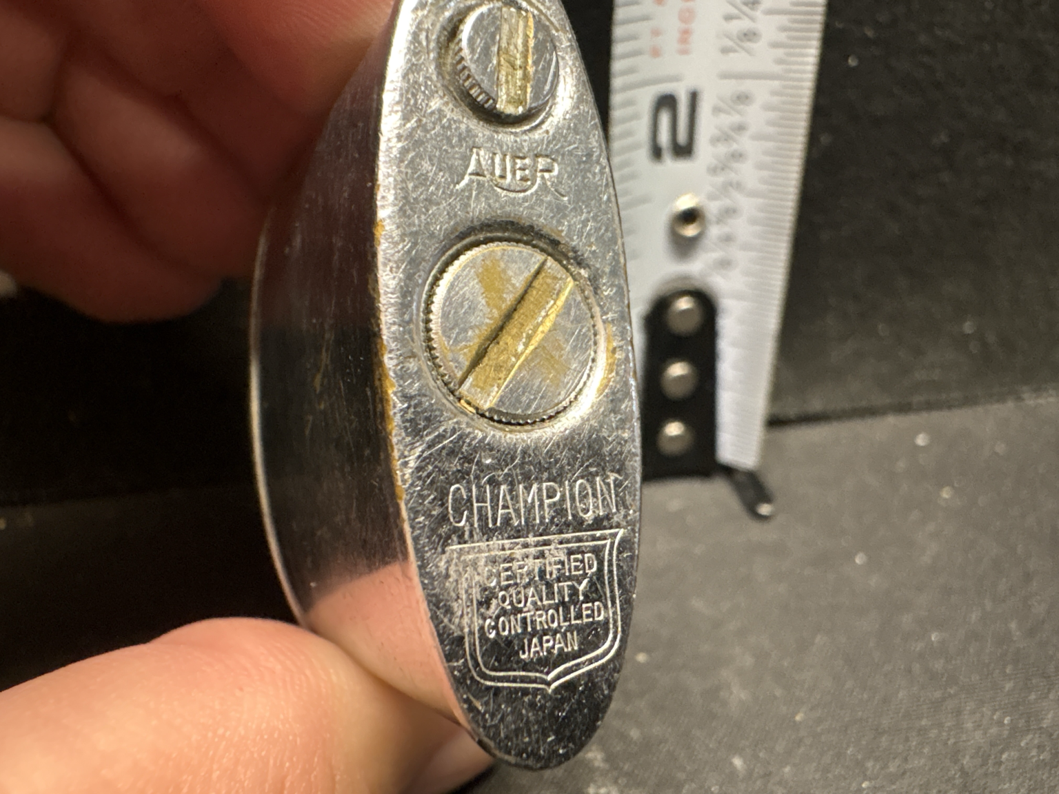 LOT 2026-486 — Ancien briquet de poche Champion, fabriqué au Japon — photo 3
