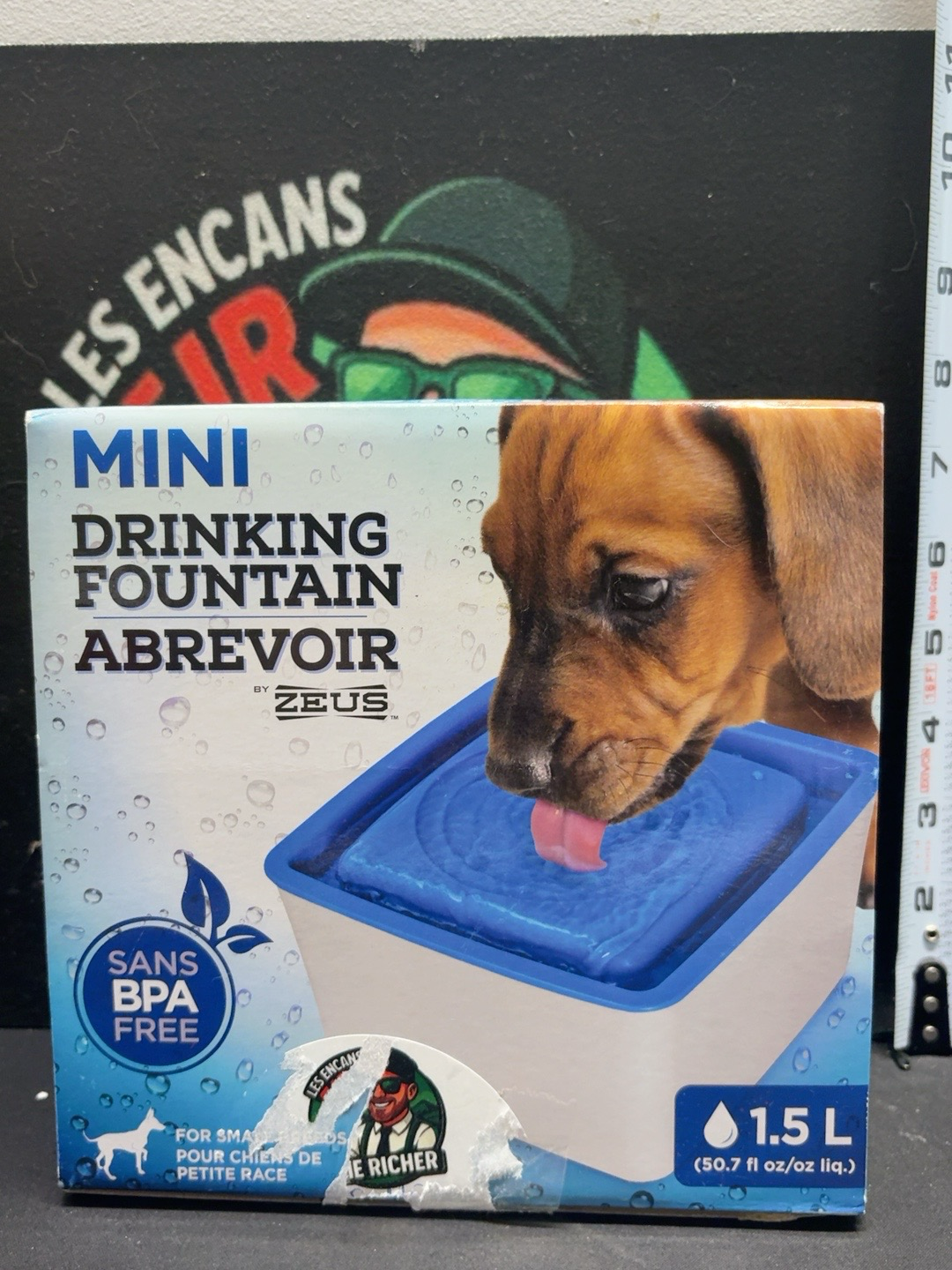 LOT 2026-497 — Abreuvoir / fontaine à eau pour petits chiens ZEUS Mini Drinking Fountain… — photo 1