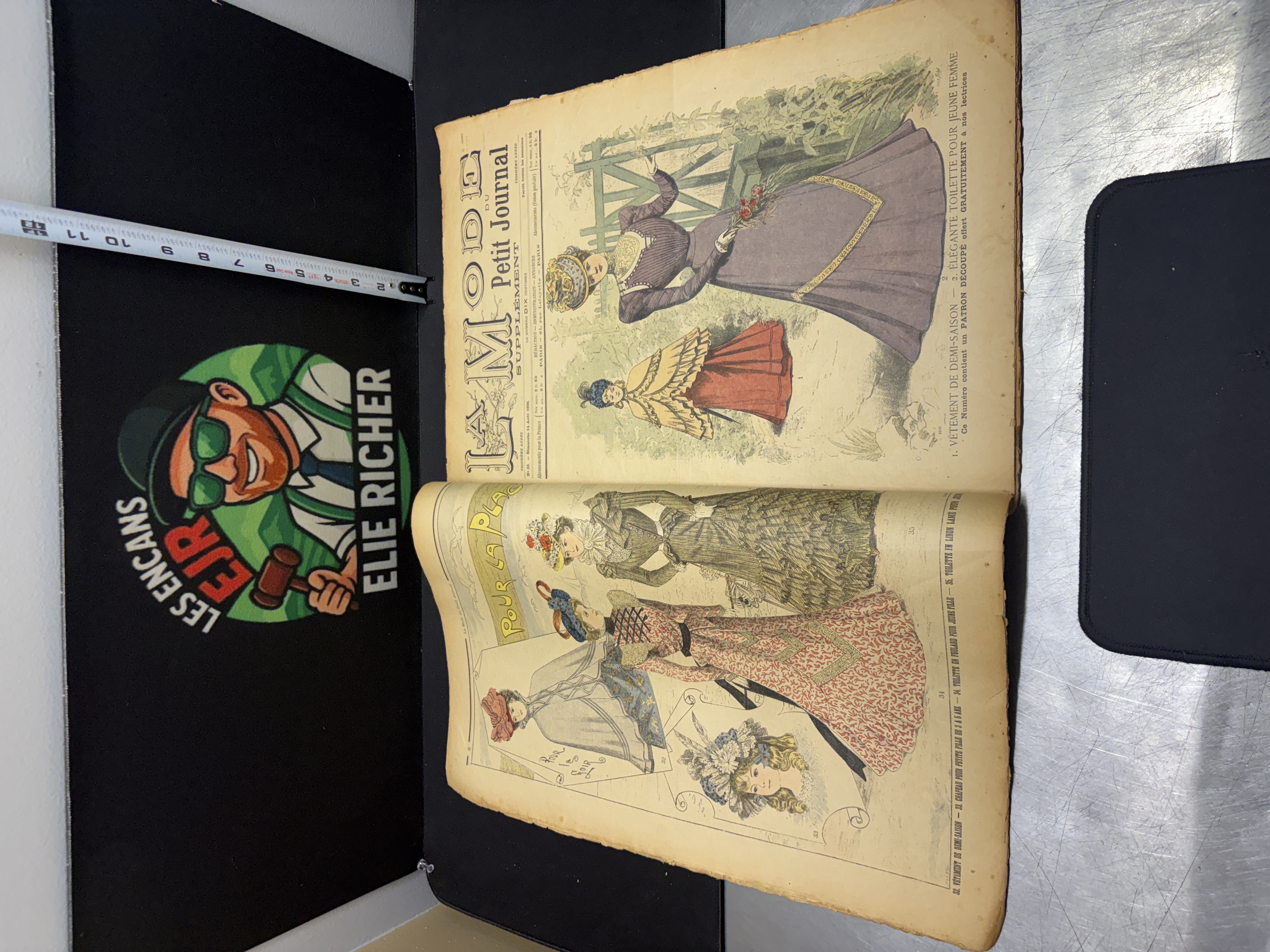 LOT 2026-535 — Exemplaire ancien du périodique français illustré « La Mode du Petit Journal… — photo 2