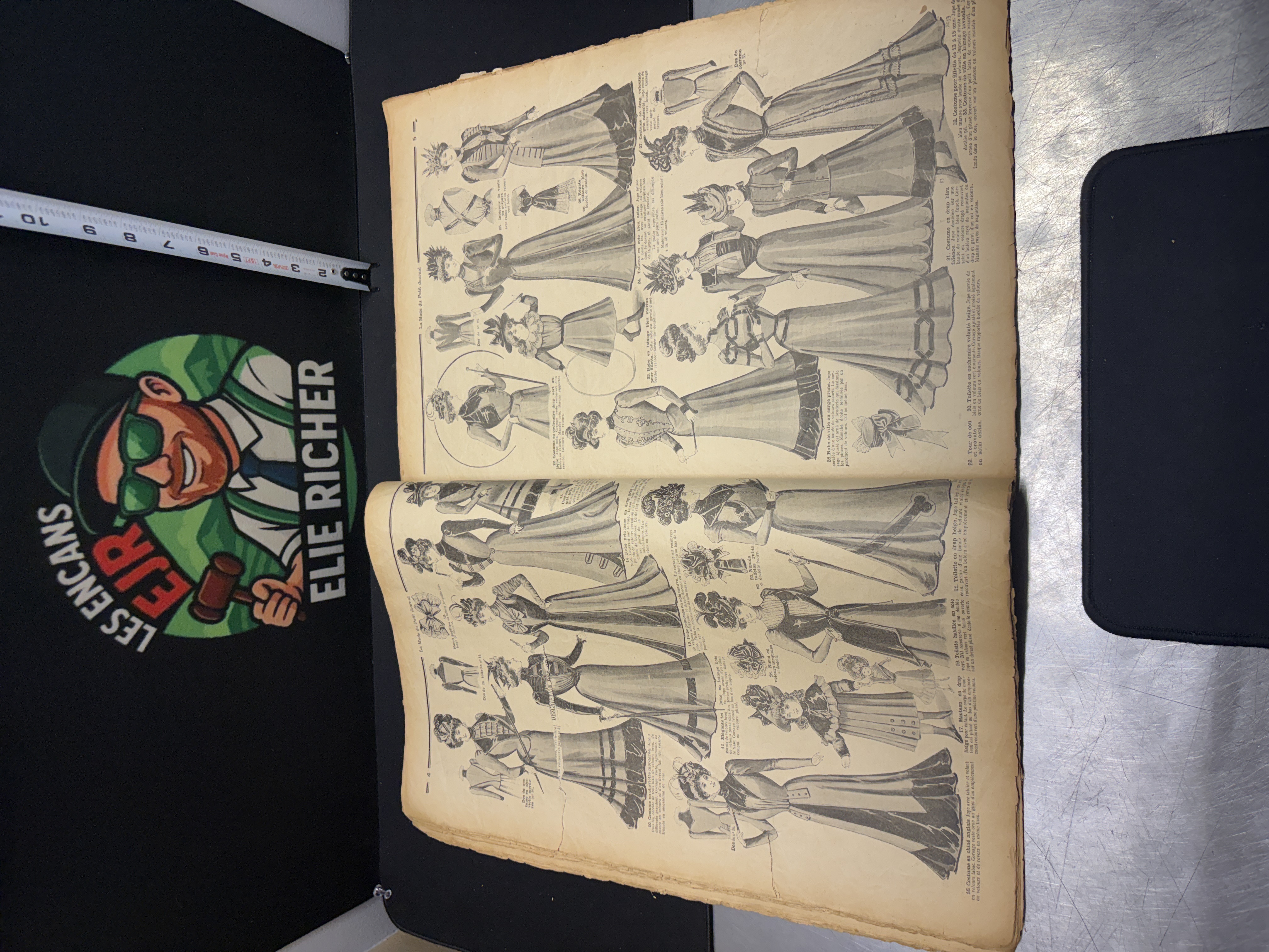 LOT 2026-535 — Exemplaire ancien du périodique français illustré « La Mode du Petit Journal… — photo 3