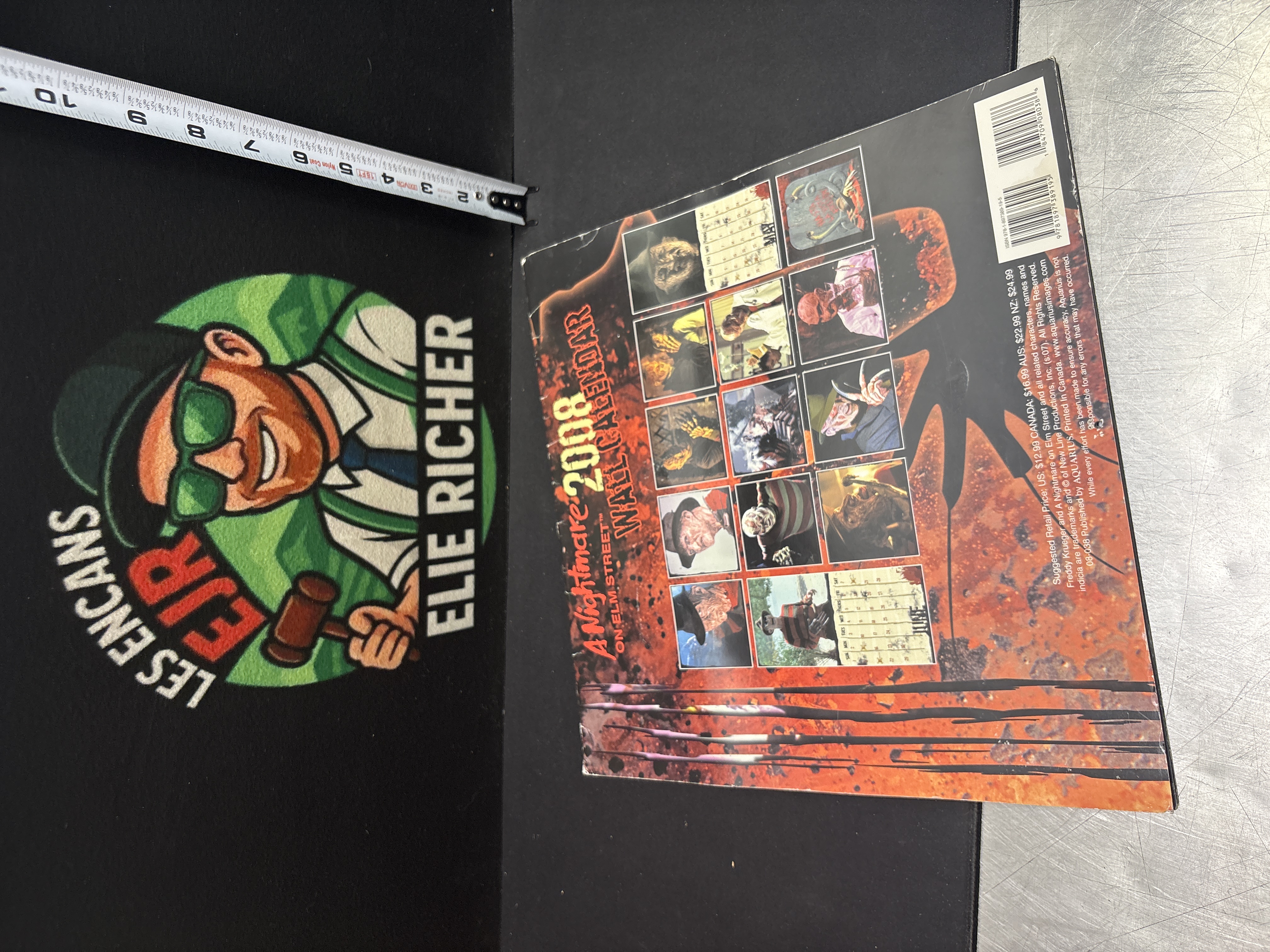 LOT 2026-537 — Calendrier mural « A Nightmare on Elm Street » de 2007, mettant en vedette… — photo 1