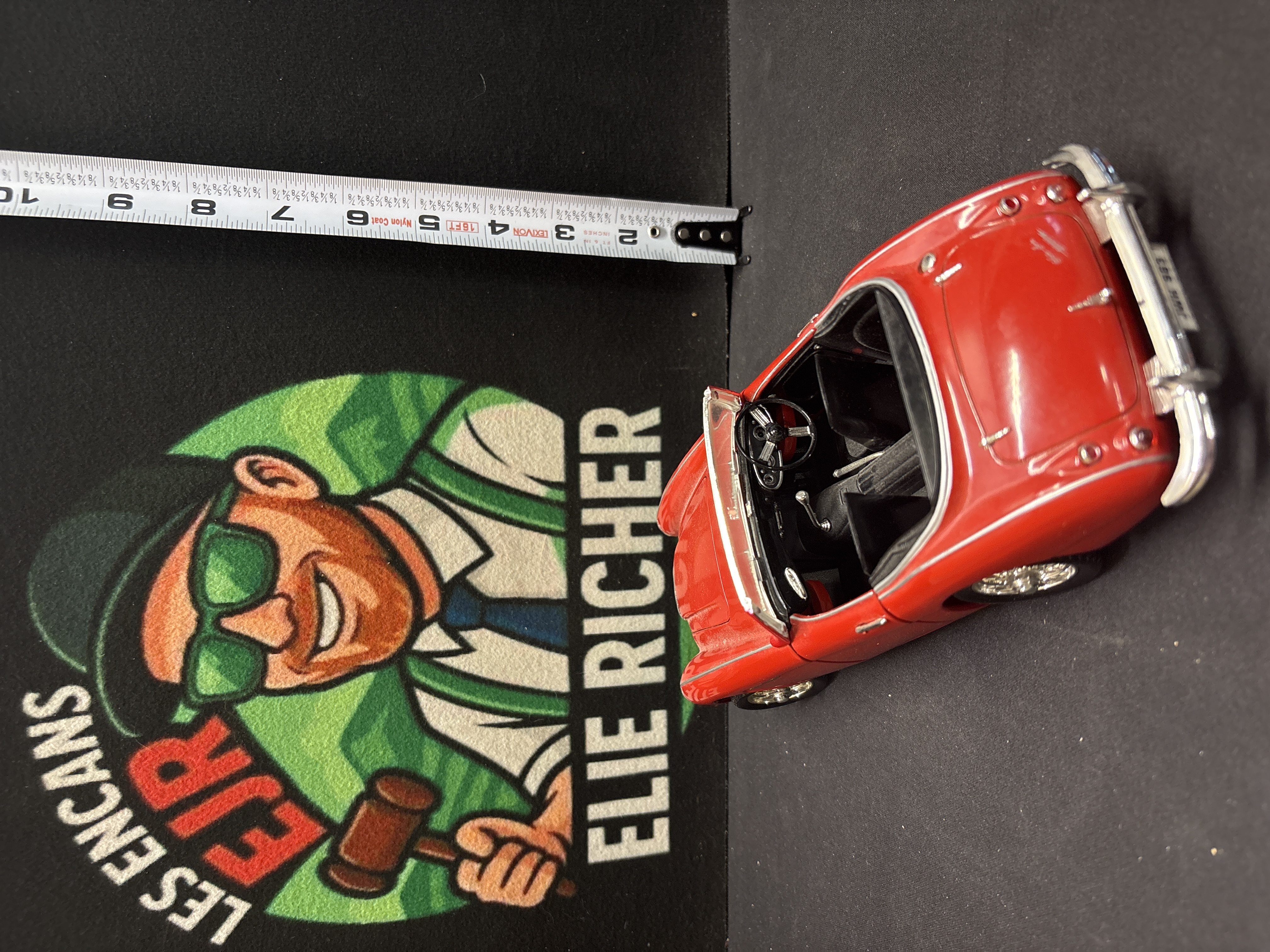 LOT 2026-539 — Beau modèle réduit ERTL d’une Austin Healey 1961, à l’échelle 1/18, en rouge… — photo 4