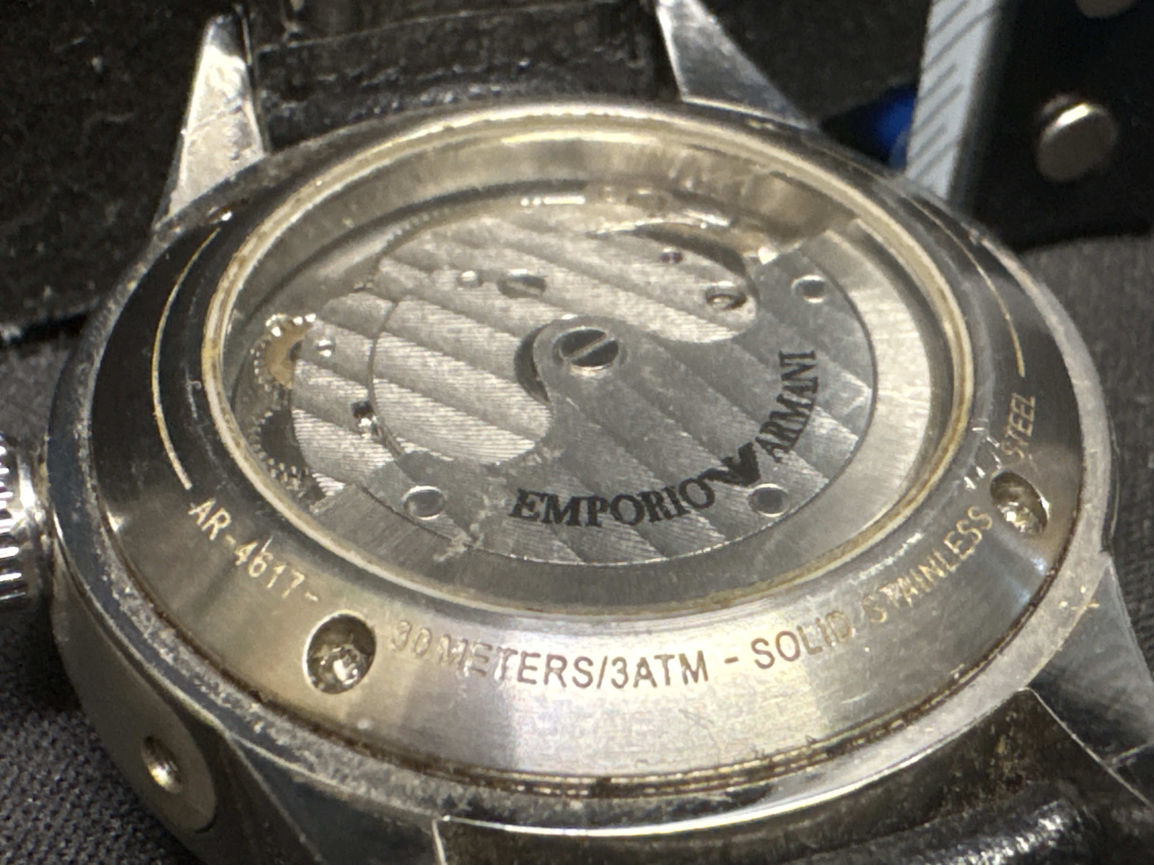 LOT 2026-553 — Montre pour homme Emporio Armani Meccanico, référence AR4617,au design élégant… — photo 7