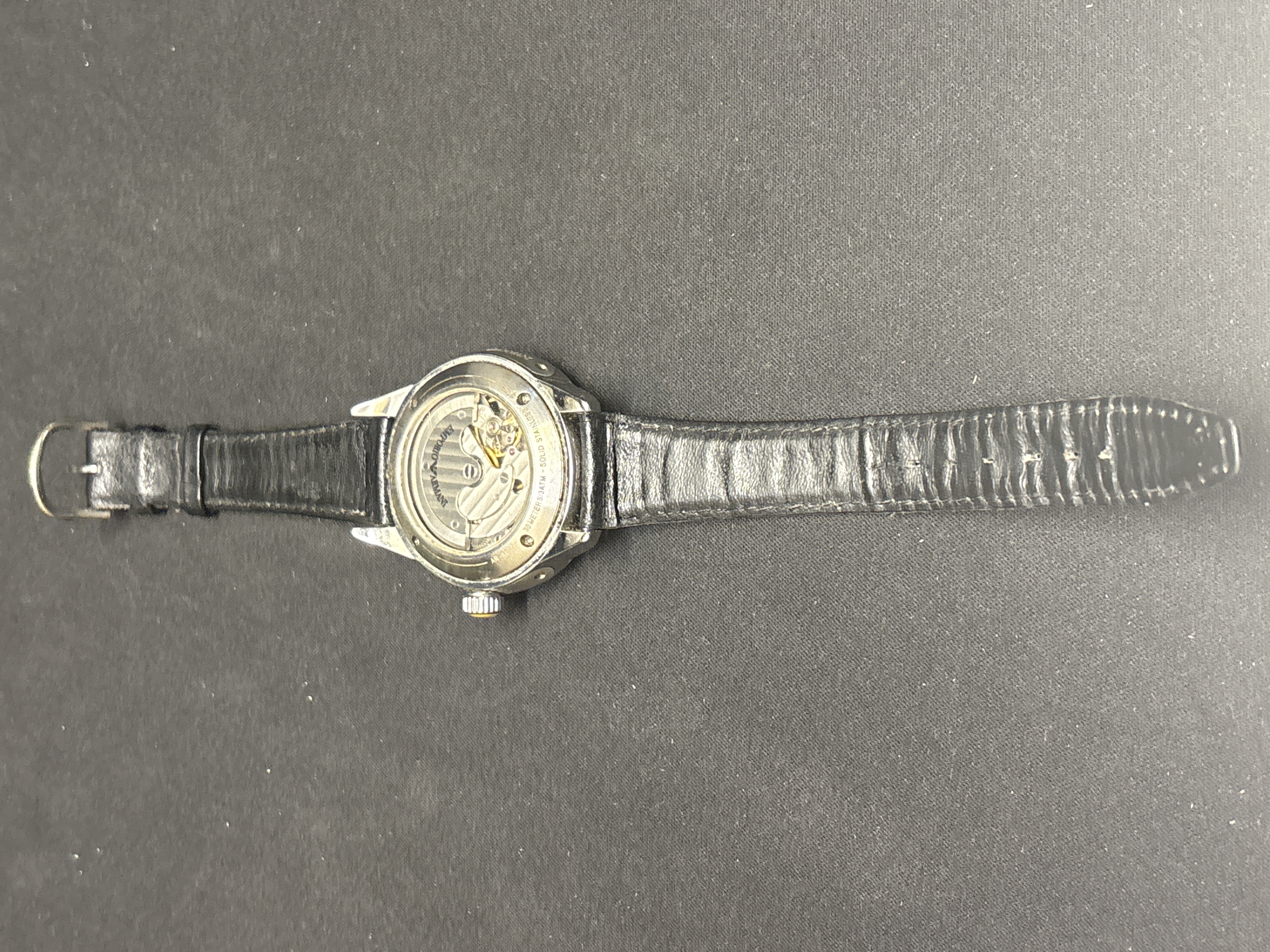 LOT 2026-553 — Montre pour homme Emporio Armani Meccanico, référence AR4617,au design élégant… — photo 2