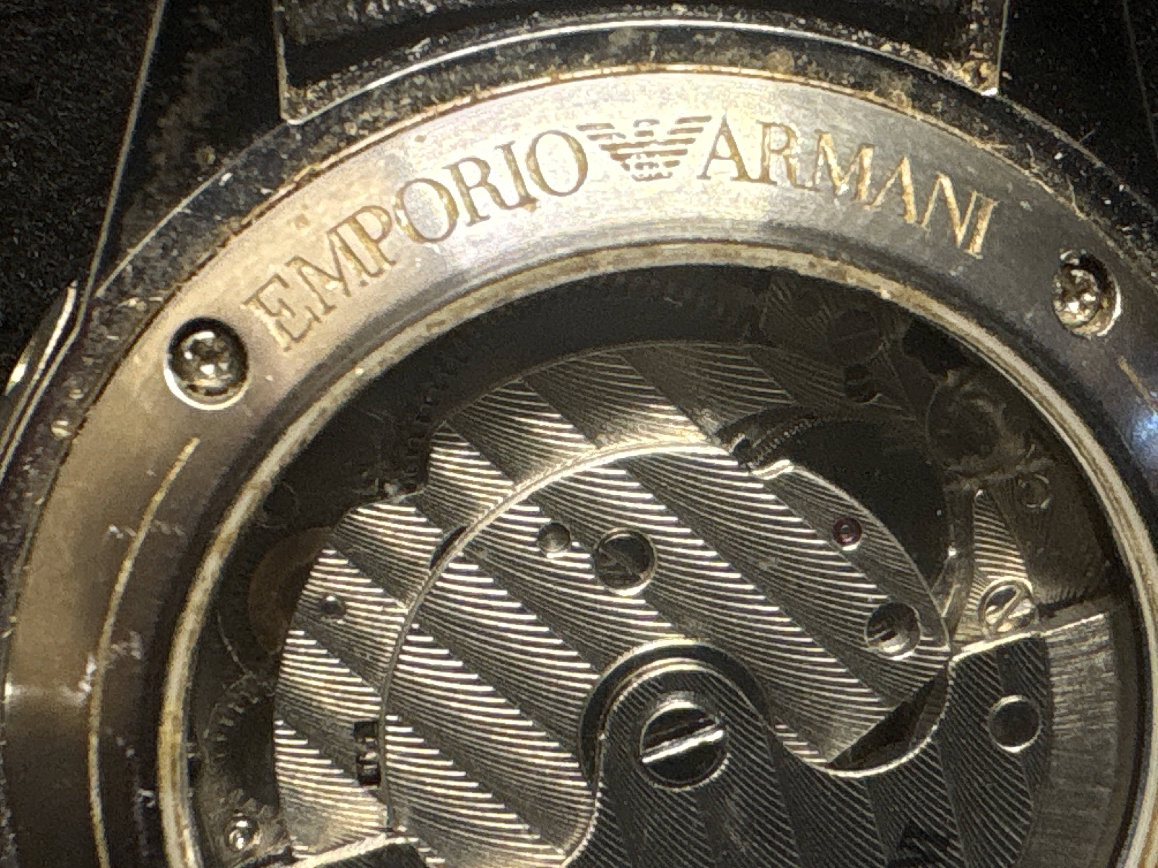 LOT 2026-553 — Montre pour homme Emporio Armani Meccanico, référence AR4617,au design élégant… — photo 6