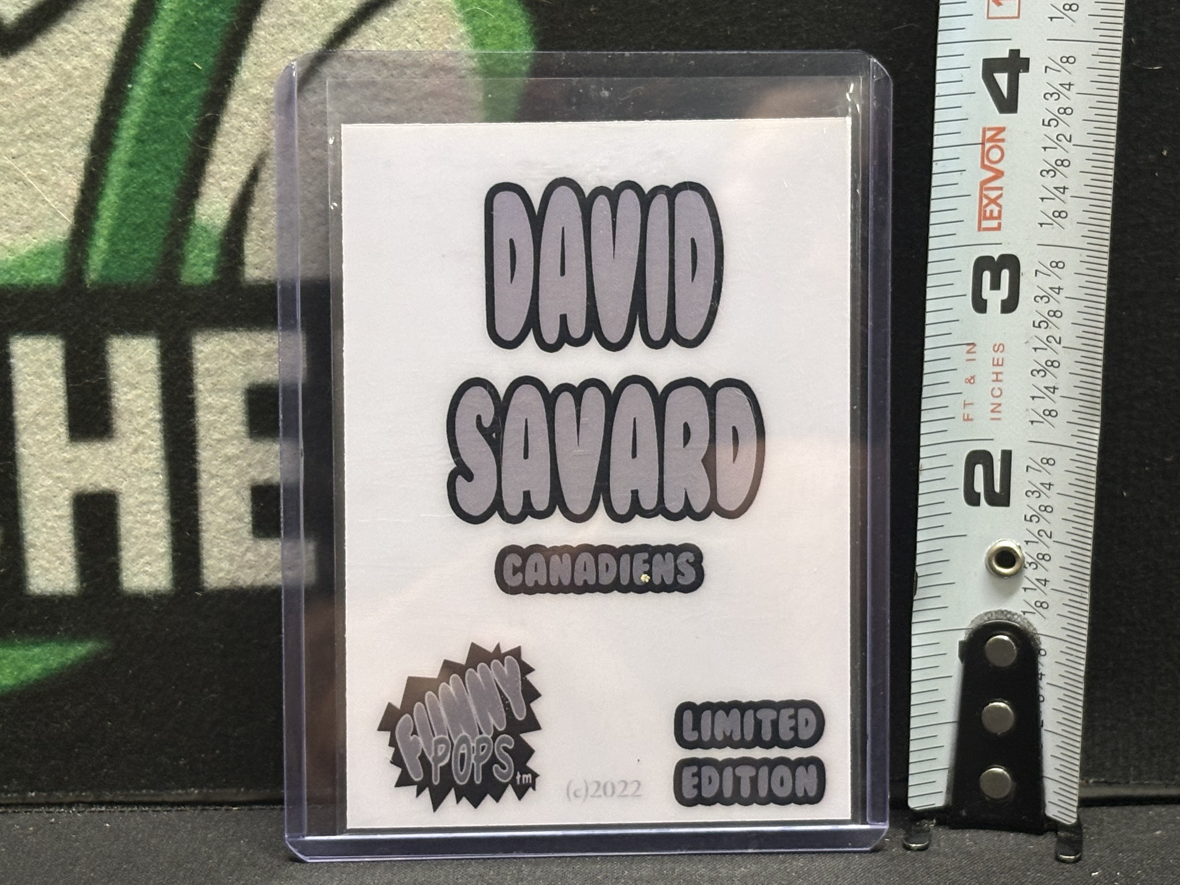 LOT 2026-057 — Carte David Savard – Canadiens de Montréal – Funny Pops – Édition limitée 2022 — photo 2