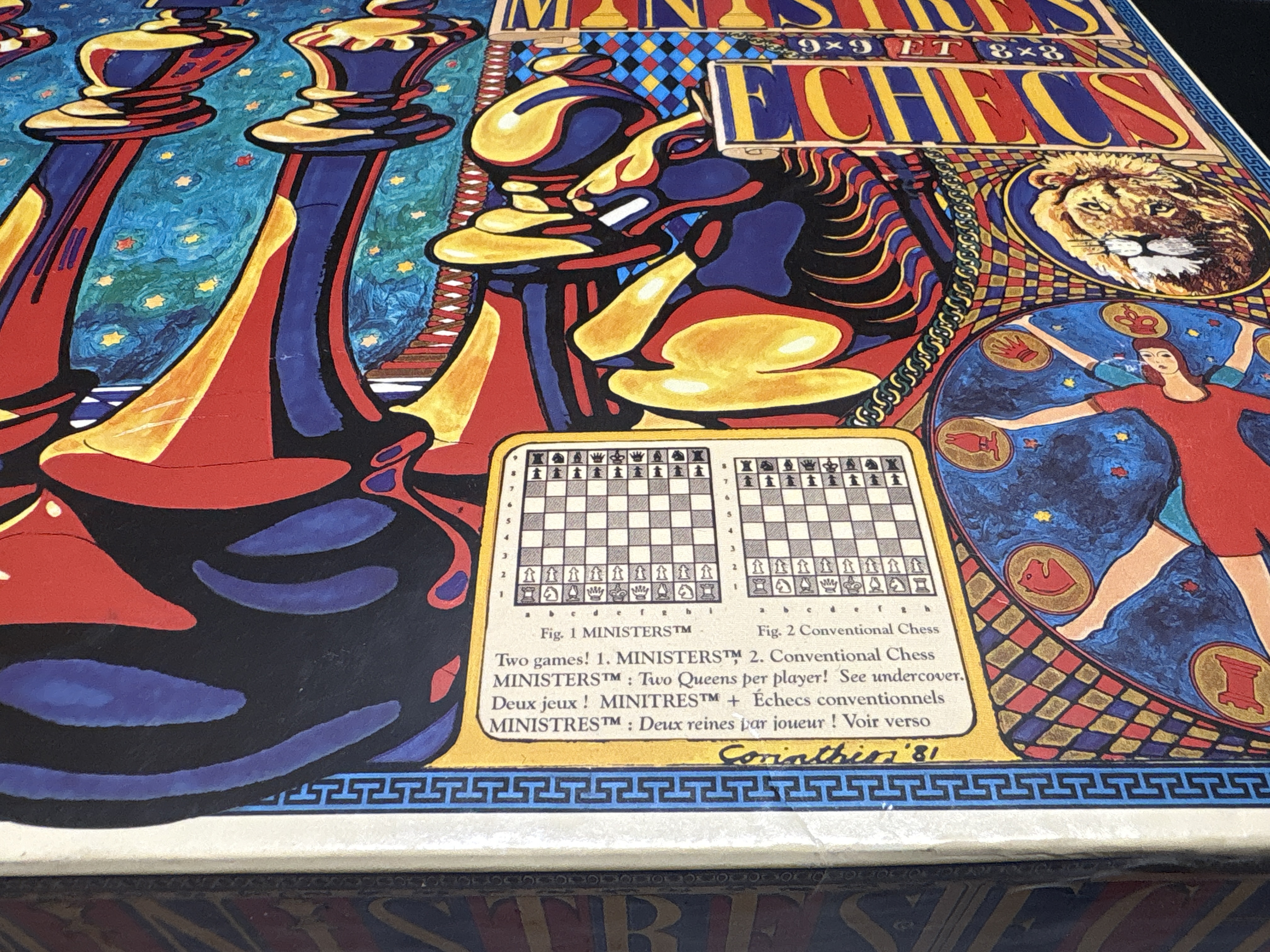 LOT 2026-568 — Jeu bilingue **Ministers Chess / Ministers-Échecs**, par **Corinthian Games… — photo 4