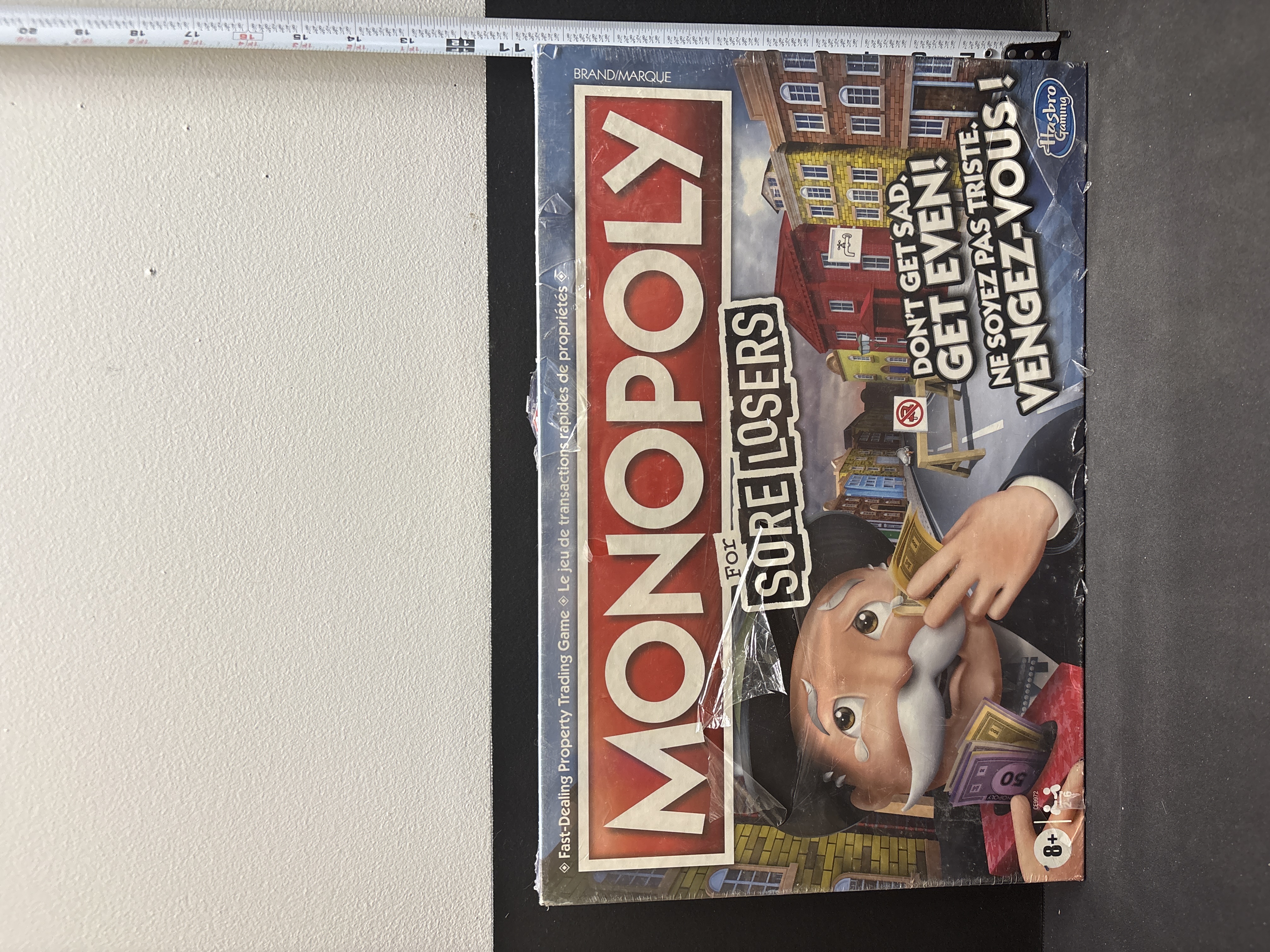 LOT 2026-593 — Jeu de société **Monopoly pour mauvais perdants** de **Hasbro Gaming**, neuf… — photo 1