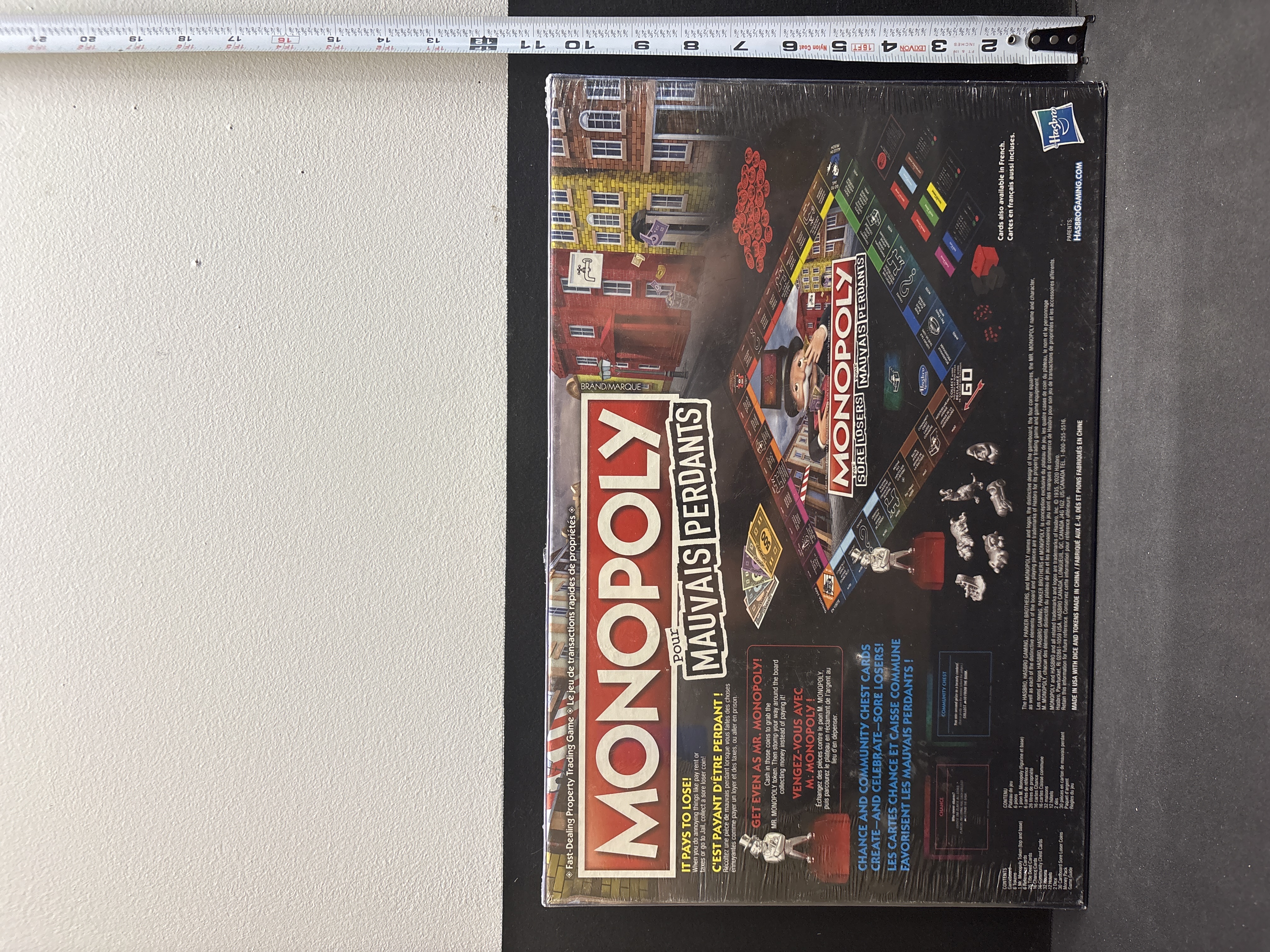 LOT 2026-593 — Jeu de société **Monopoly pour mauvais perdants** de **Hasbro Gaming**, neuf… — photo 2