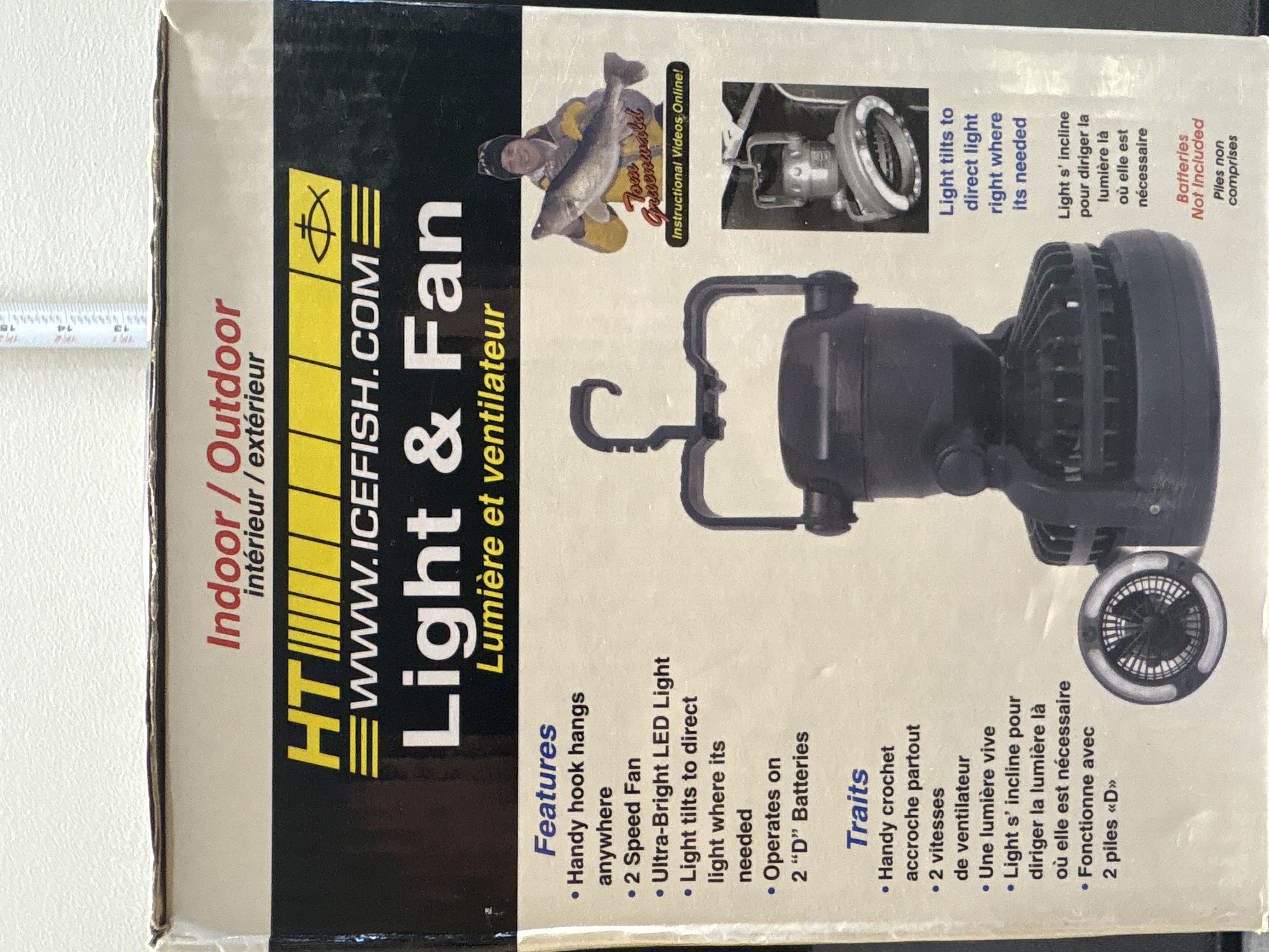 LOT 2026-605 — Lampe-ventilateur ICEFISH, modèle HT, conçue pour l’intérieur et l’extérieur — photo 4