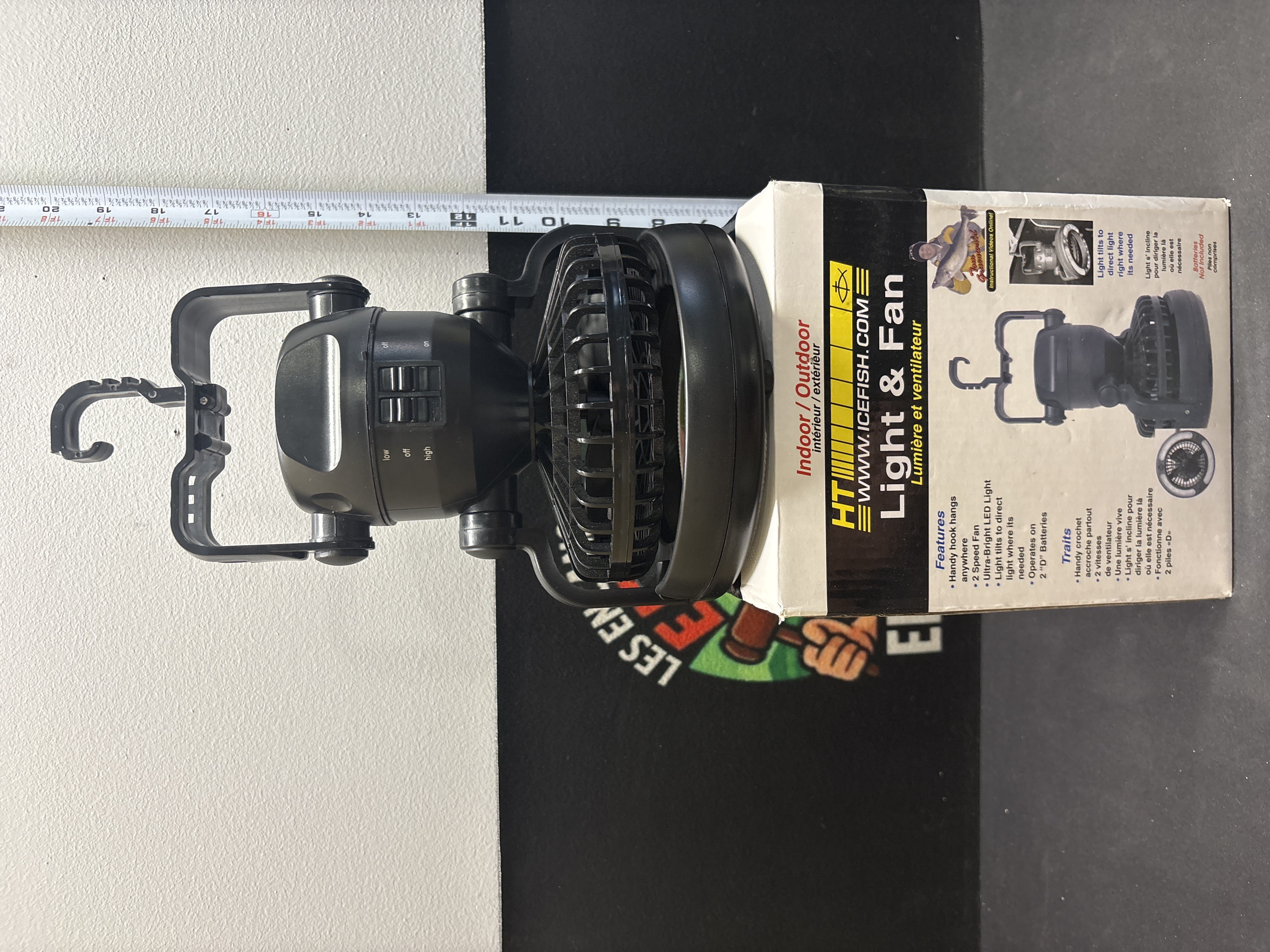 LOT 2026-605 — Lampe-ventilateur ICEFISH, modèle HT, conçue pour l’intérieur et l’extérieur — photo 3