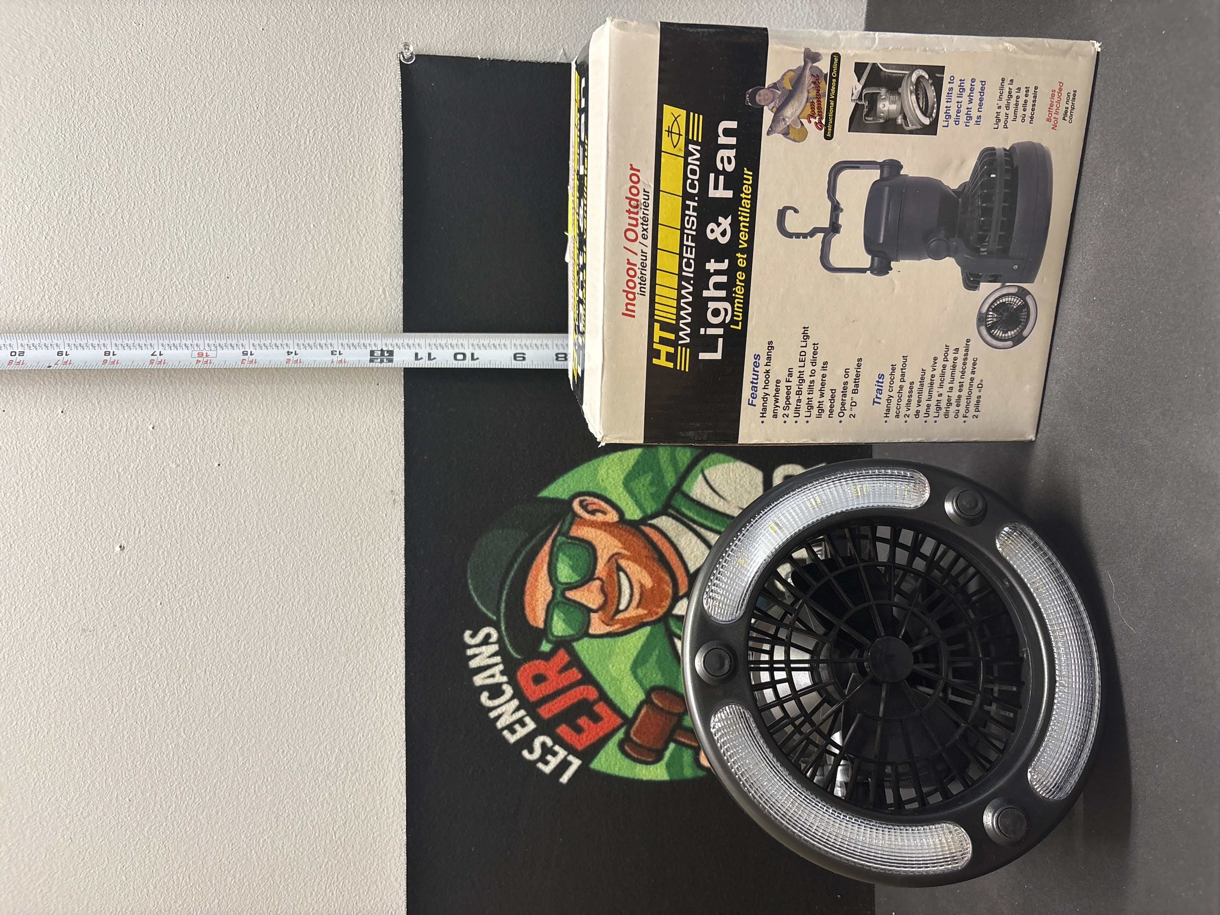 LOT 2026-605 — Lampe-ventilateur ICEFISH, modèle HT, conçue pour l’intérieur et l’extérieur — photo 1