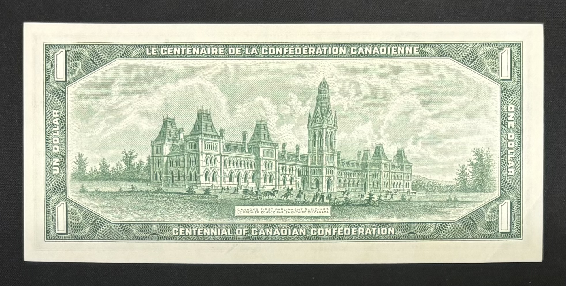 LOT 2026-065 — Billet de 1 $ Canada 1967 – Centenaire de la Confédération – UNC / BU — photo 3