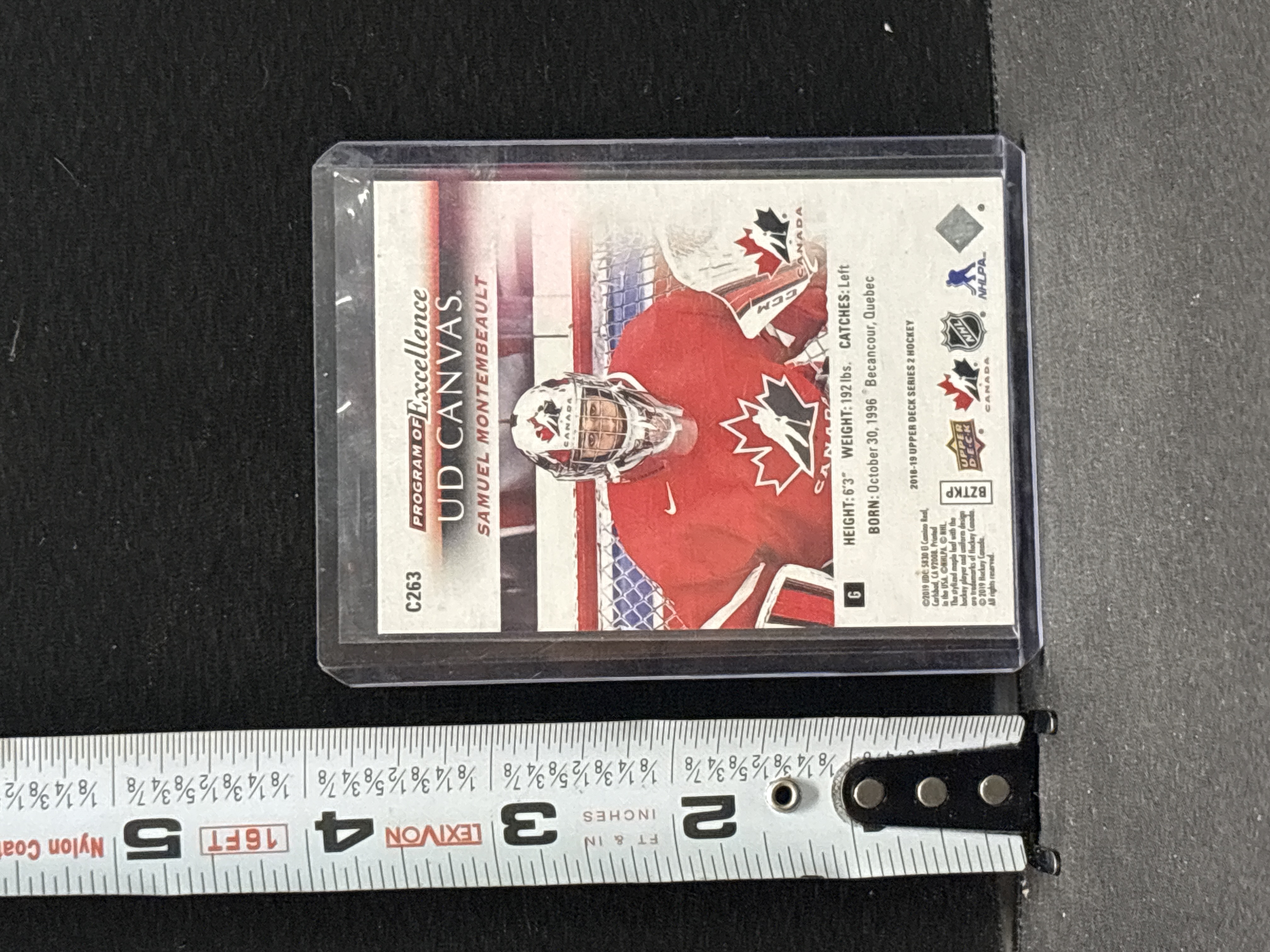 LOT 2026-661 — Carte de hockey Upper Deck UD Canvas « Program of Excellence », carte C263… — photo 2