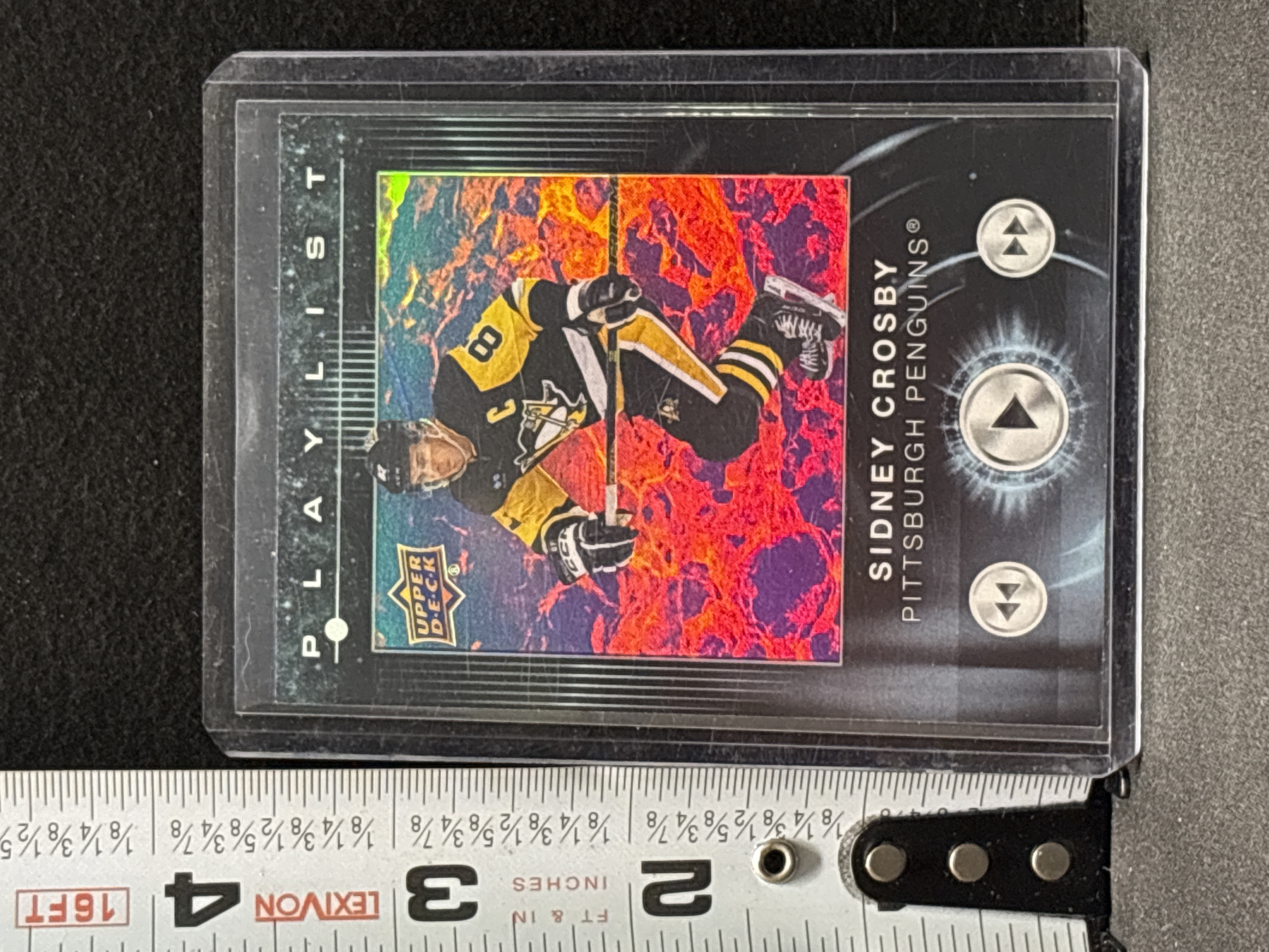 LOT 2026-670 — Carte de hockey Upper Deck Playlist PL-7 de Sidney Crosby, des Penguins de… — photo 1