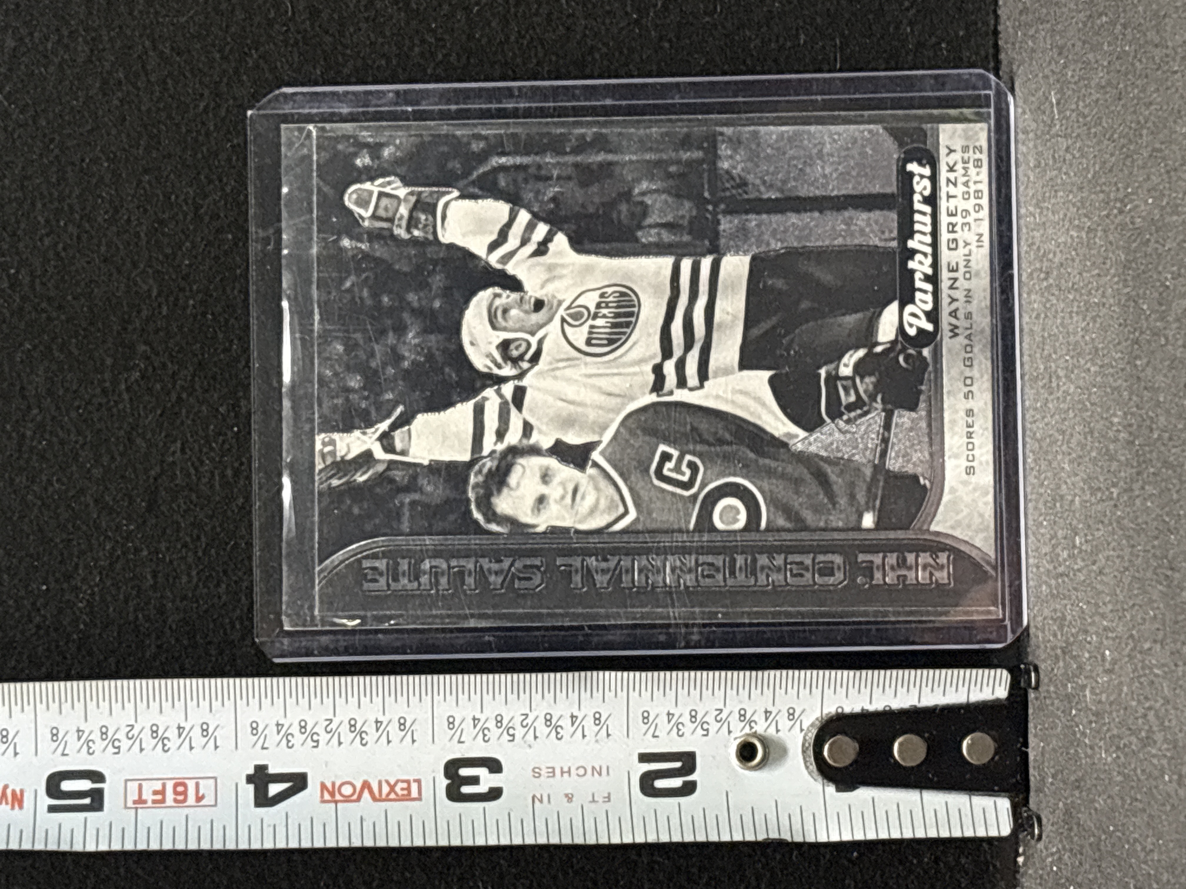 LOT 2026-685 — Carte de hockey Wayne Gretzky des Oilers d’Edmonton, édition Parkhurst… — photo 1