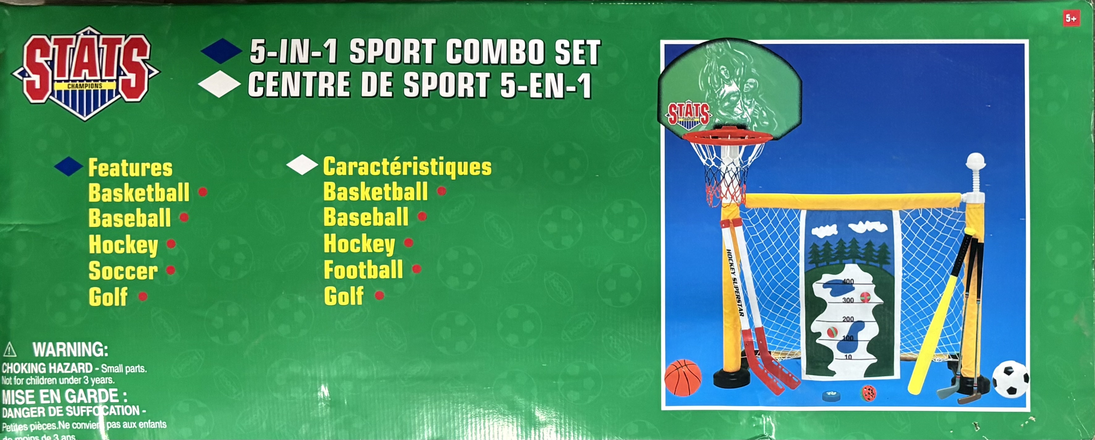 LOT 2026-072 — Centre de sport 5-en-1 Stats Champions – Ensemble pour enfants — photo 1