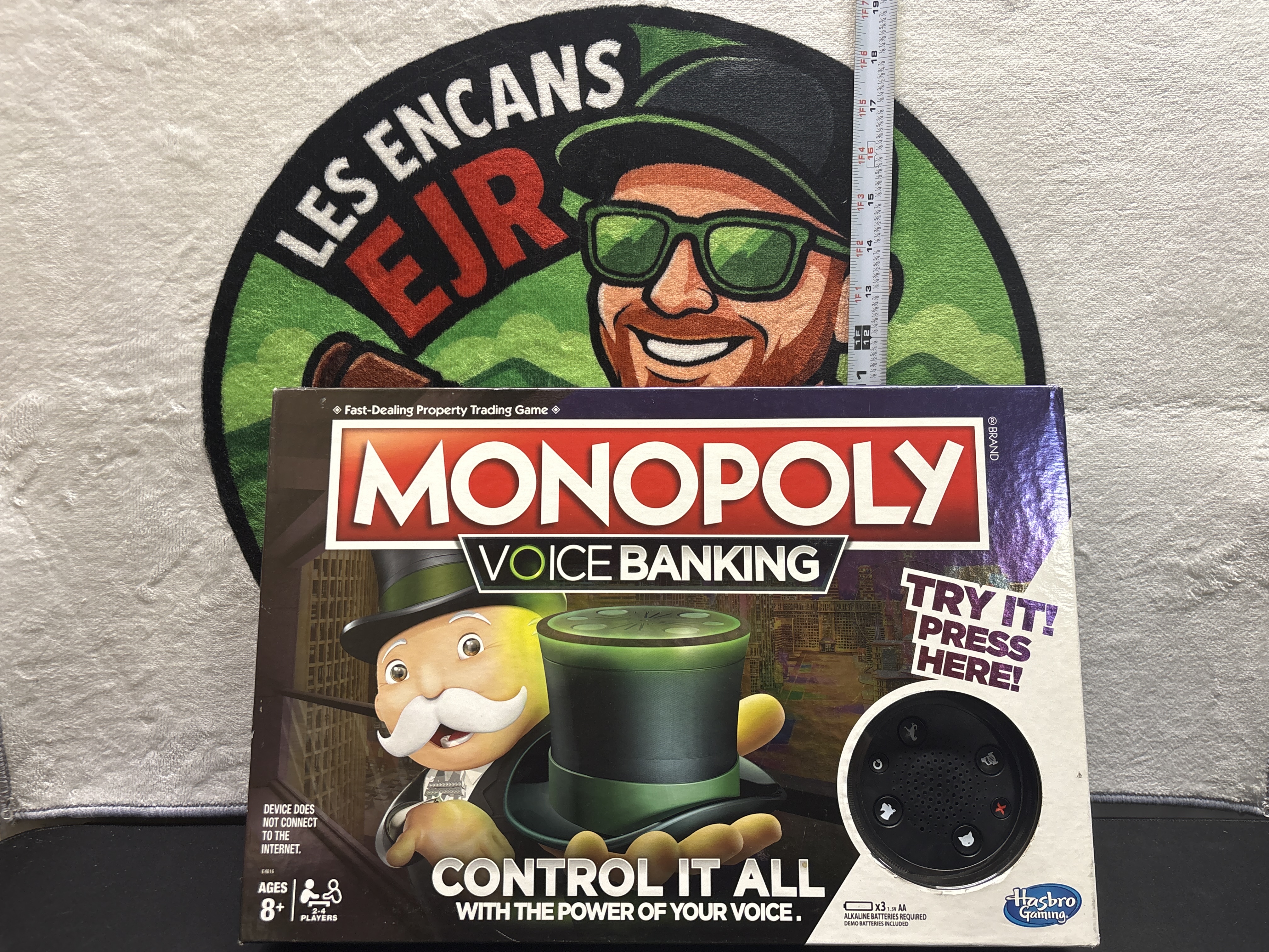 LOT 2026-721 — Jeu de société **Monopoly Voice Banking** de **Hasbro Gaming**, usagé et… — photo 1