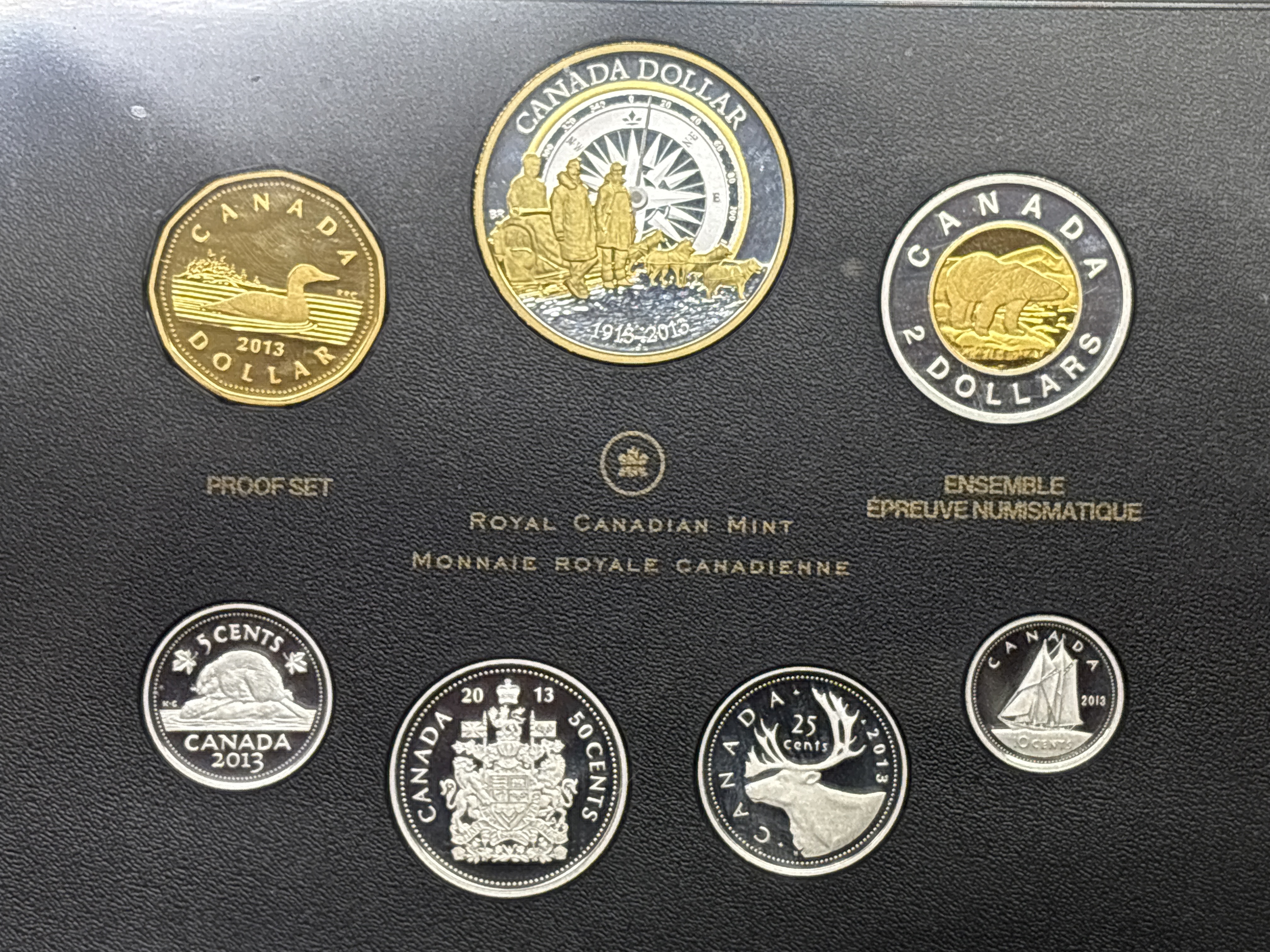 LOT 2026-746 — Bel ensemble épreuve numismatique 2013 de la Monnaie royale canadienne… — photo 1