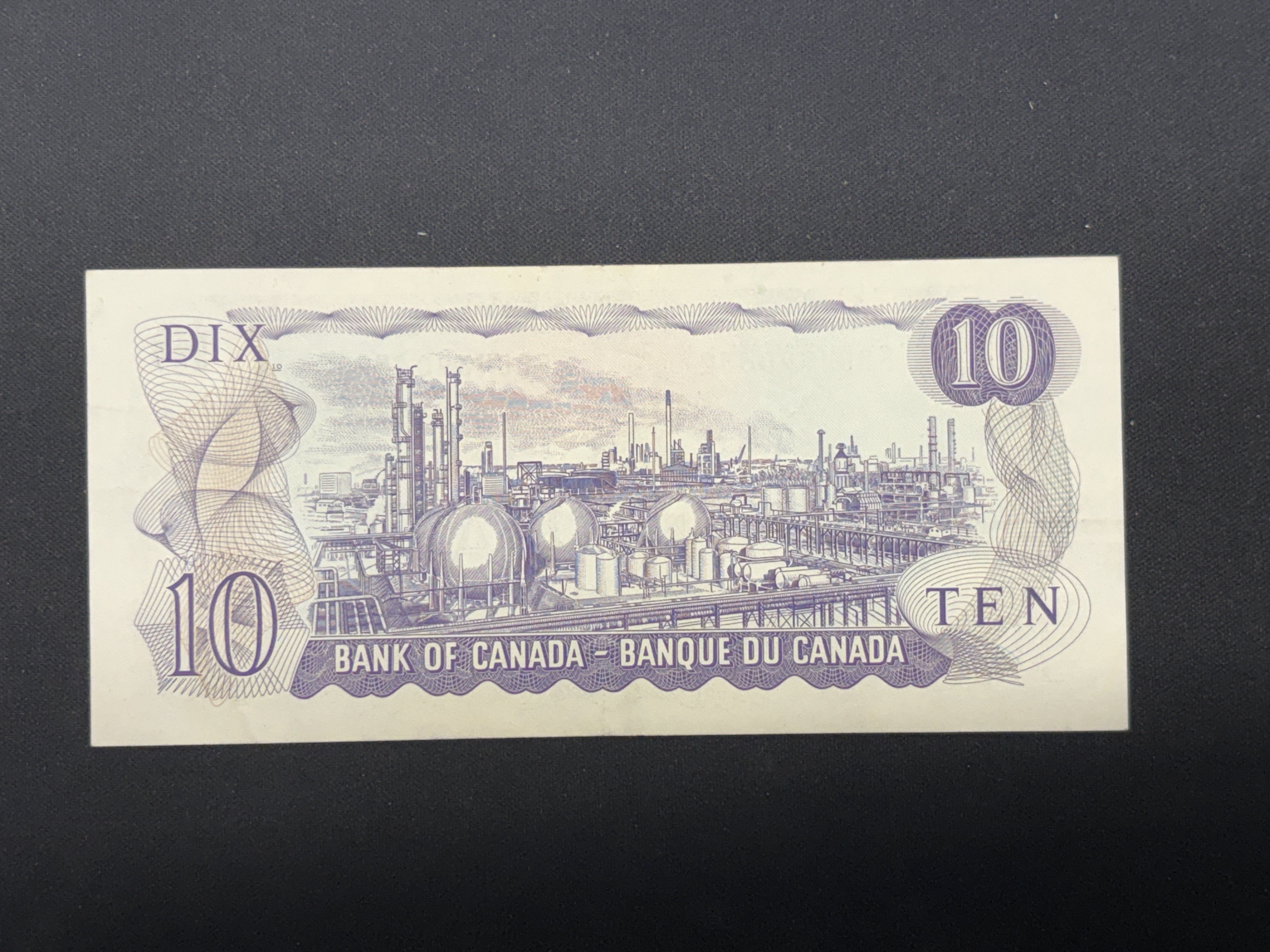 LOT 2026-791 — Billet de 10 dollars de la Banque du Canada, daté d’Ottawa 1971, série… — photo 2