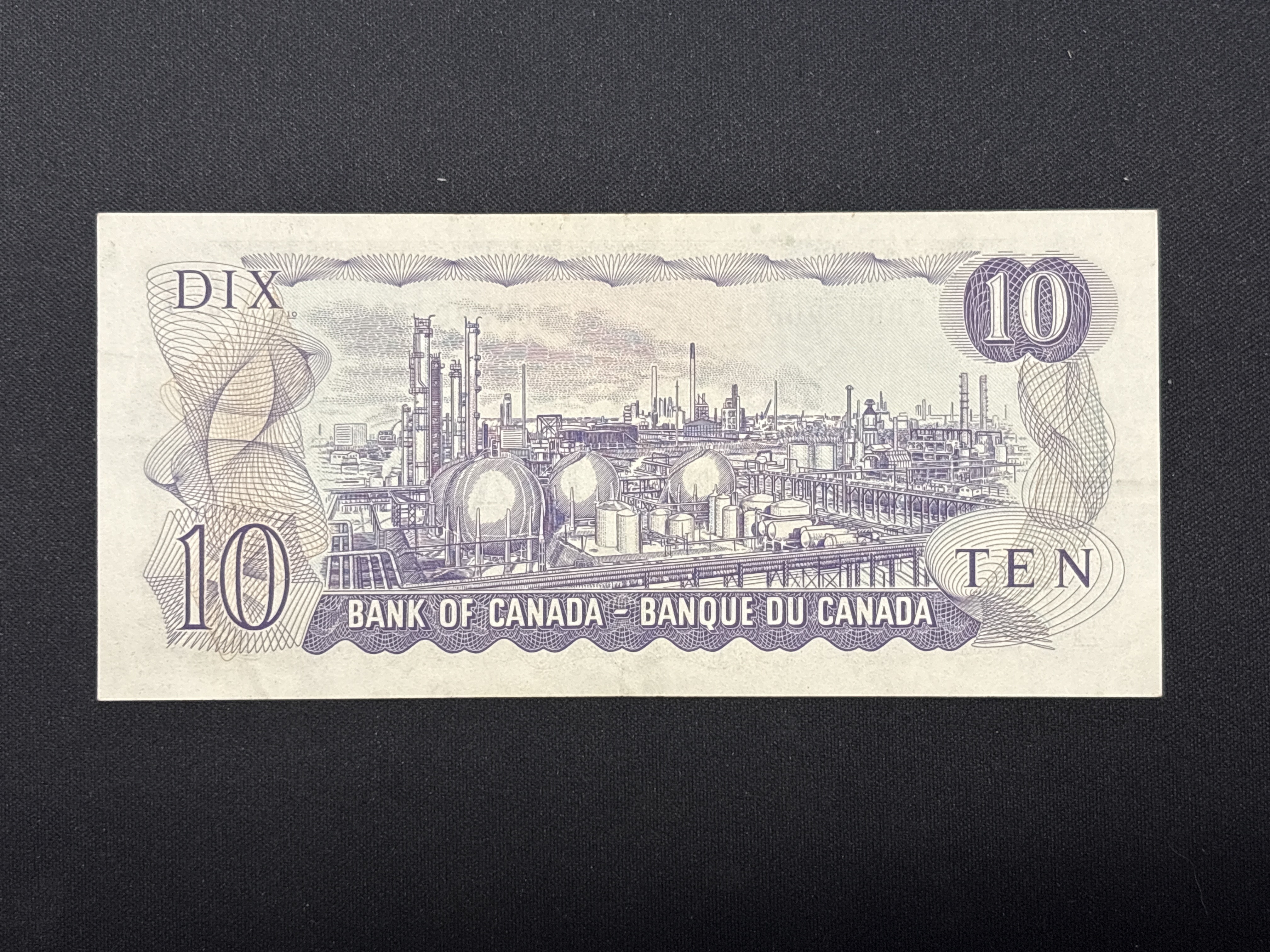 LOT 2026-791 — Billet de 10 dollars de la Banque du Canada, daté d’Ottawa 1971, série… — photo 3