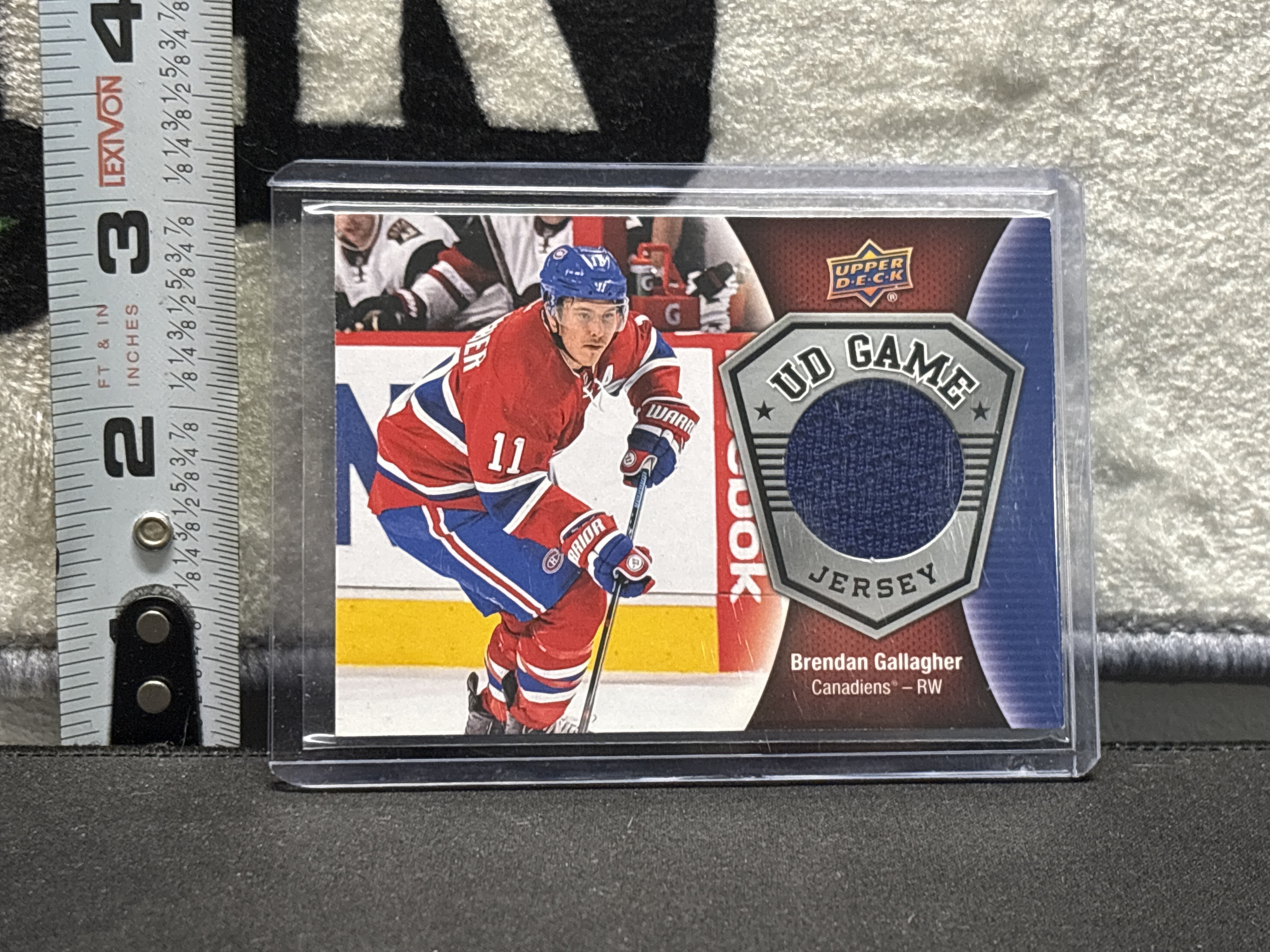 LOT 2026-803 — Carte de hockey à collectionner Upper Deck « UD Game Jersey » de Brendan… — photo 1