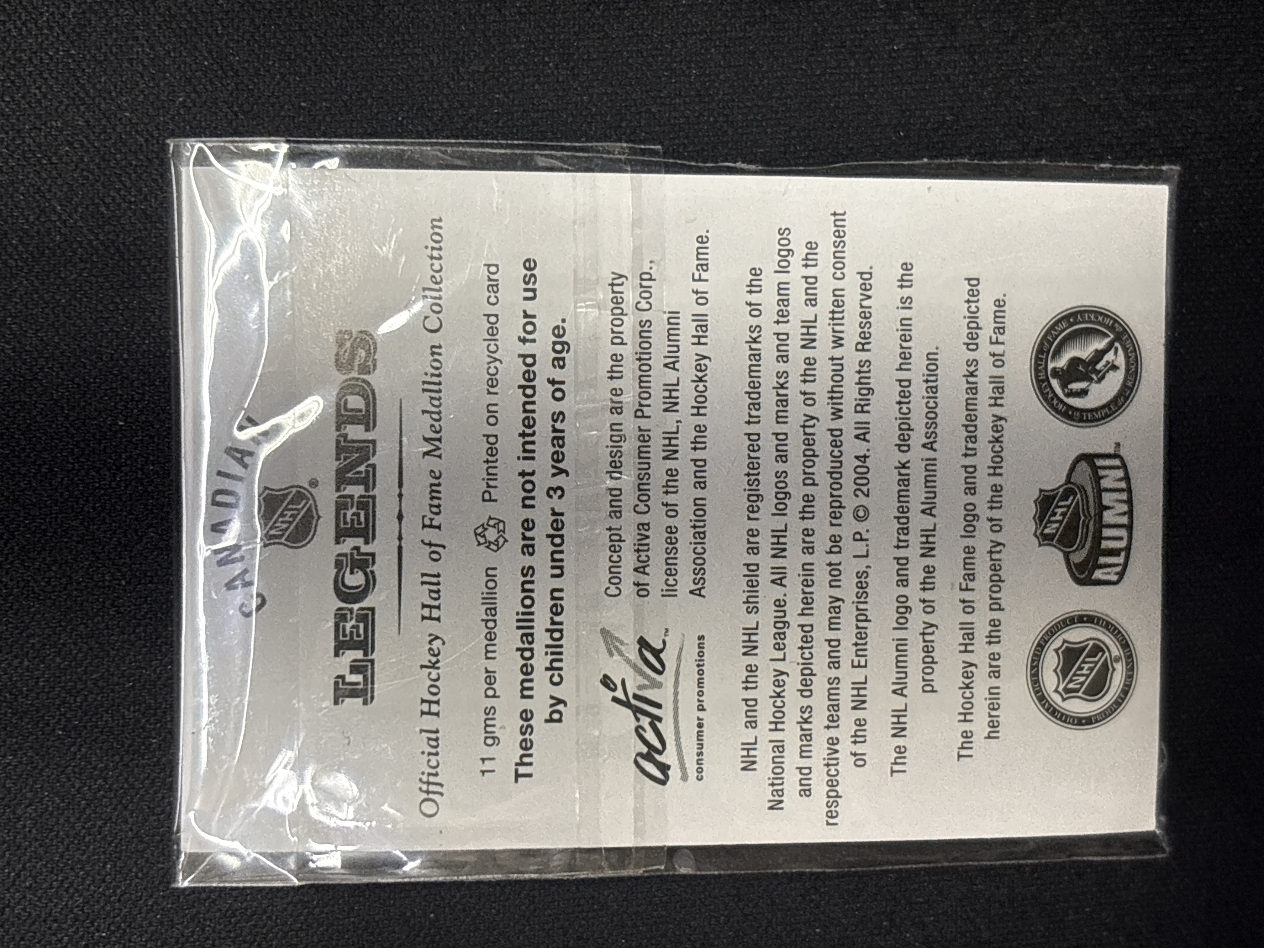 LOT 2026-835 — Ensemble de 5 médaillons de collection « Canadian Legends – Official Hockey… — photo 7
