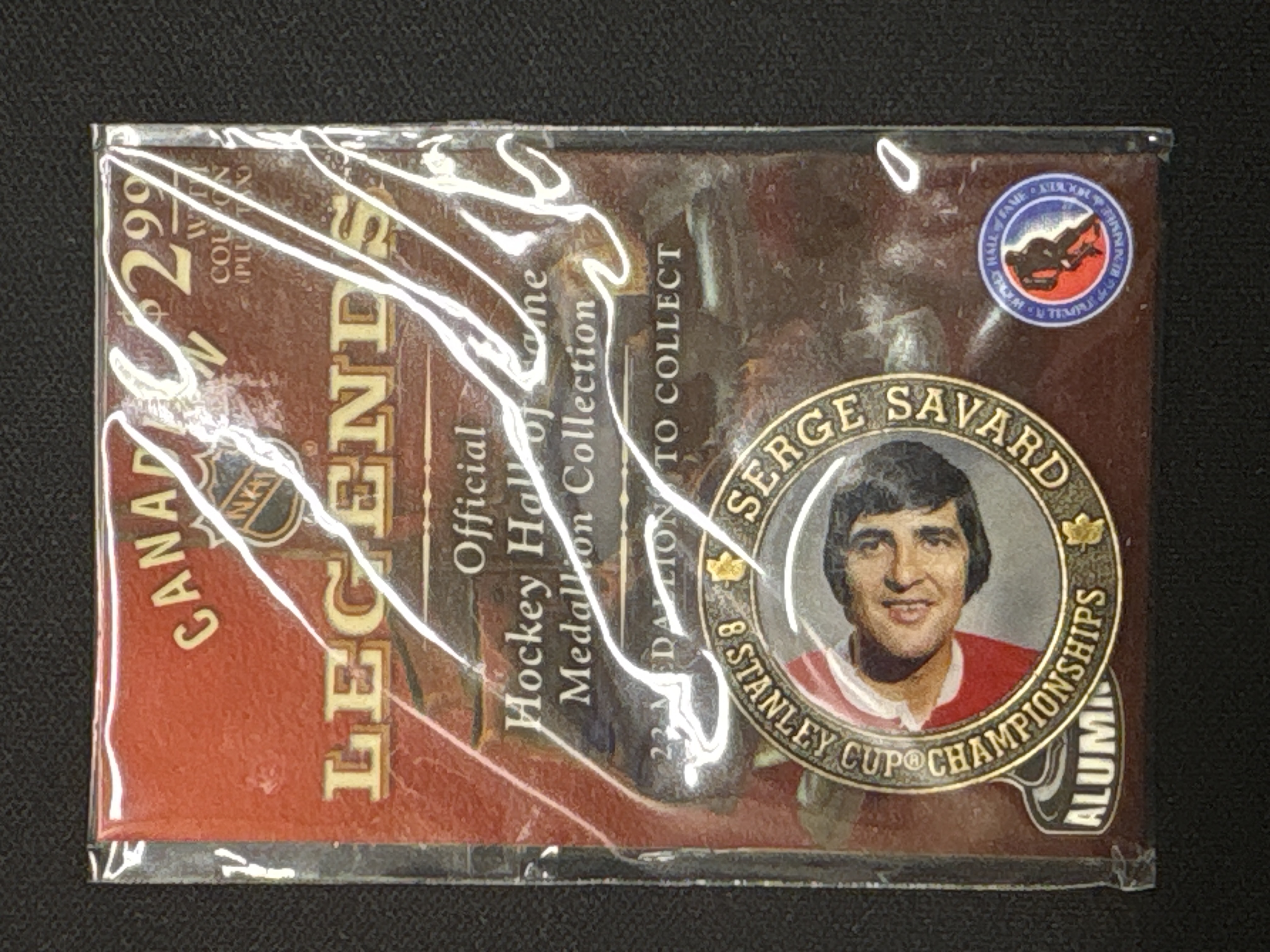LOT 2026-835 — Ensemble de 5 médaillons de collection « Canadian Legends – Official Hockey… — photo 2