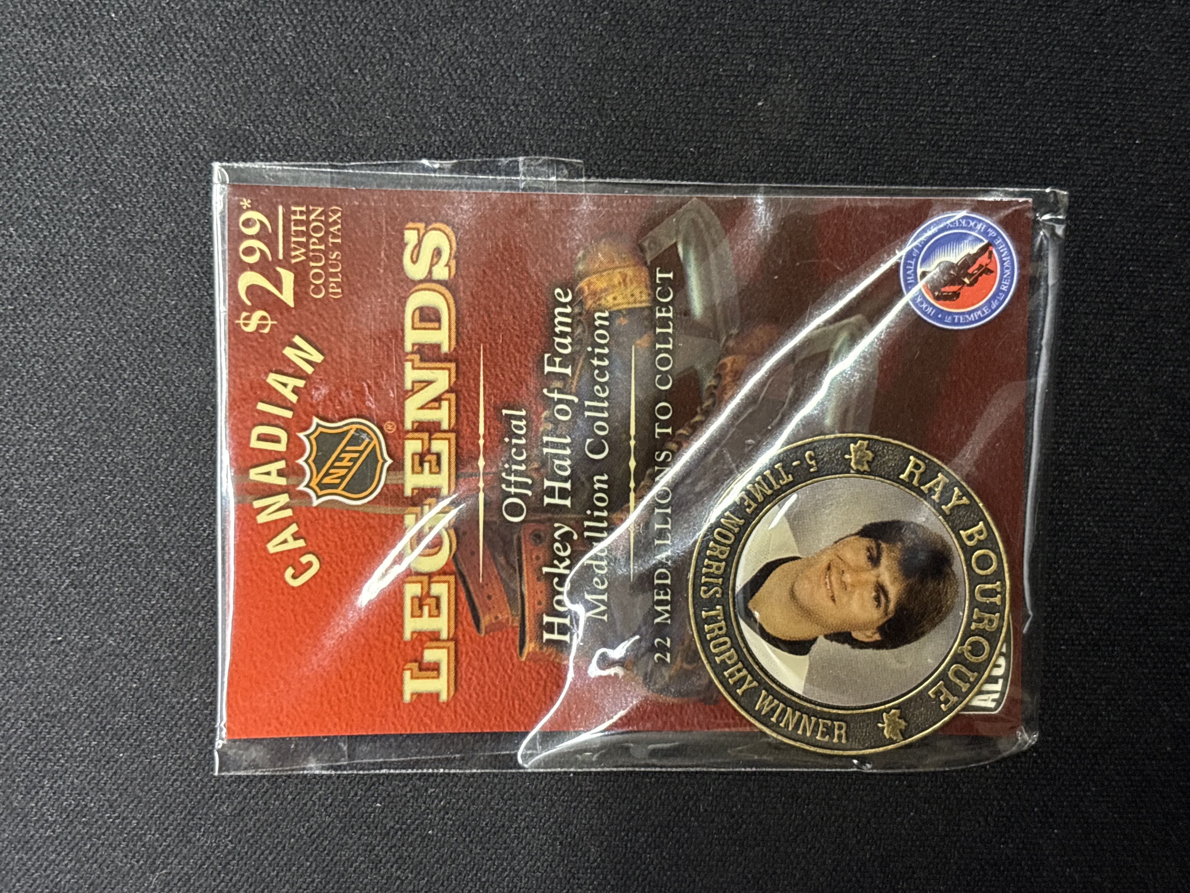 LOT 2026-835 — Ensemble de 5 médaillons de collection « Canadian Legends – Official Hockey… — photo 3