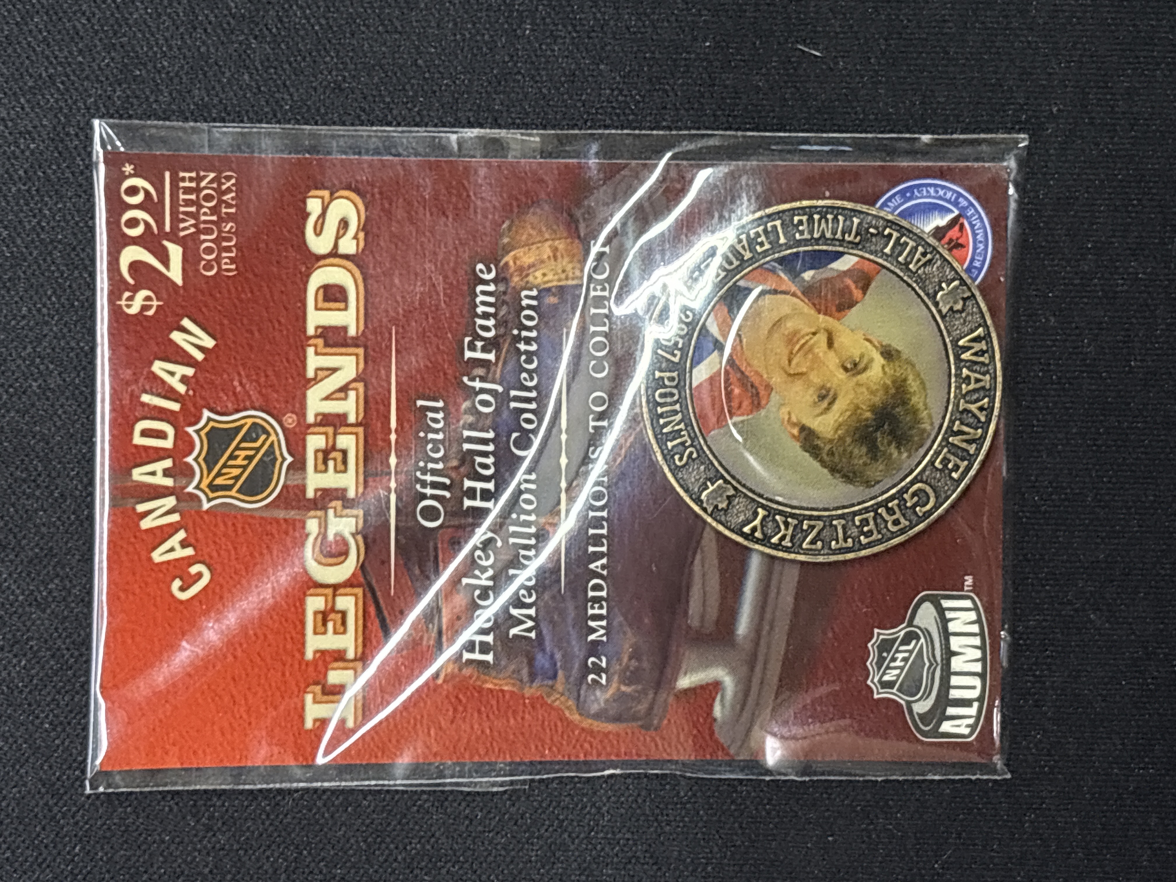 LOT 2026-835 — Ensemble de 5 médaillons de collection « Canadian Legends – Official Hockey… — photo 6