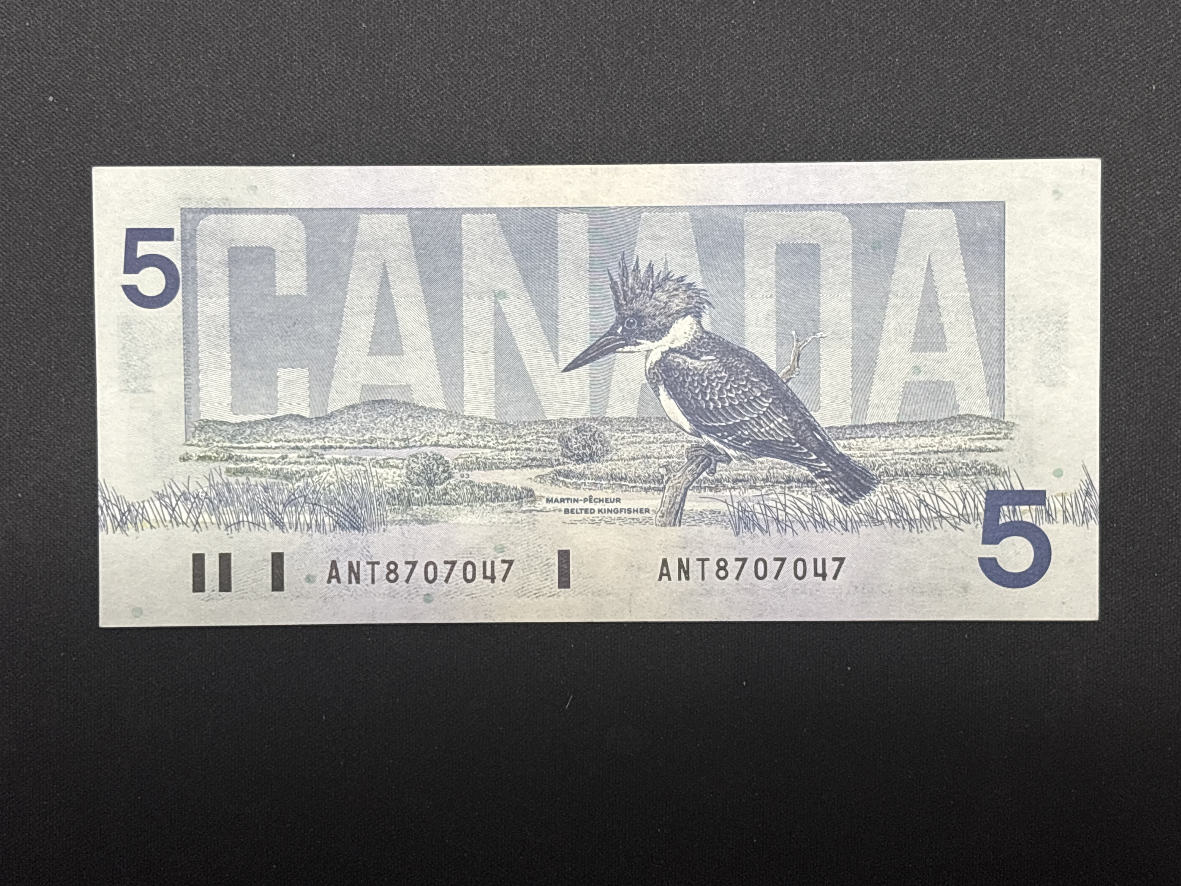 LOT 2026-867 — Billet canadien de 5 dollars de la Banque du Canada, daté d’Ottawa 1986, à… — photo 4