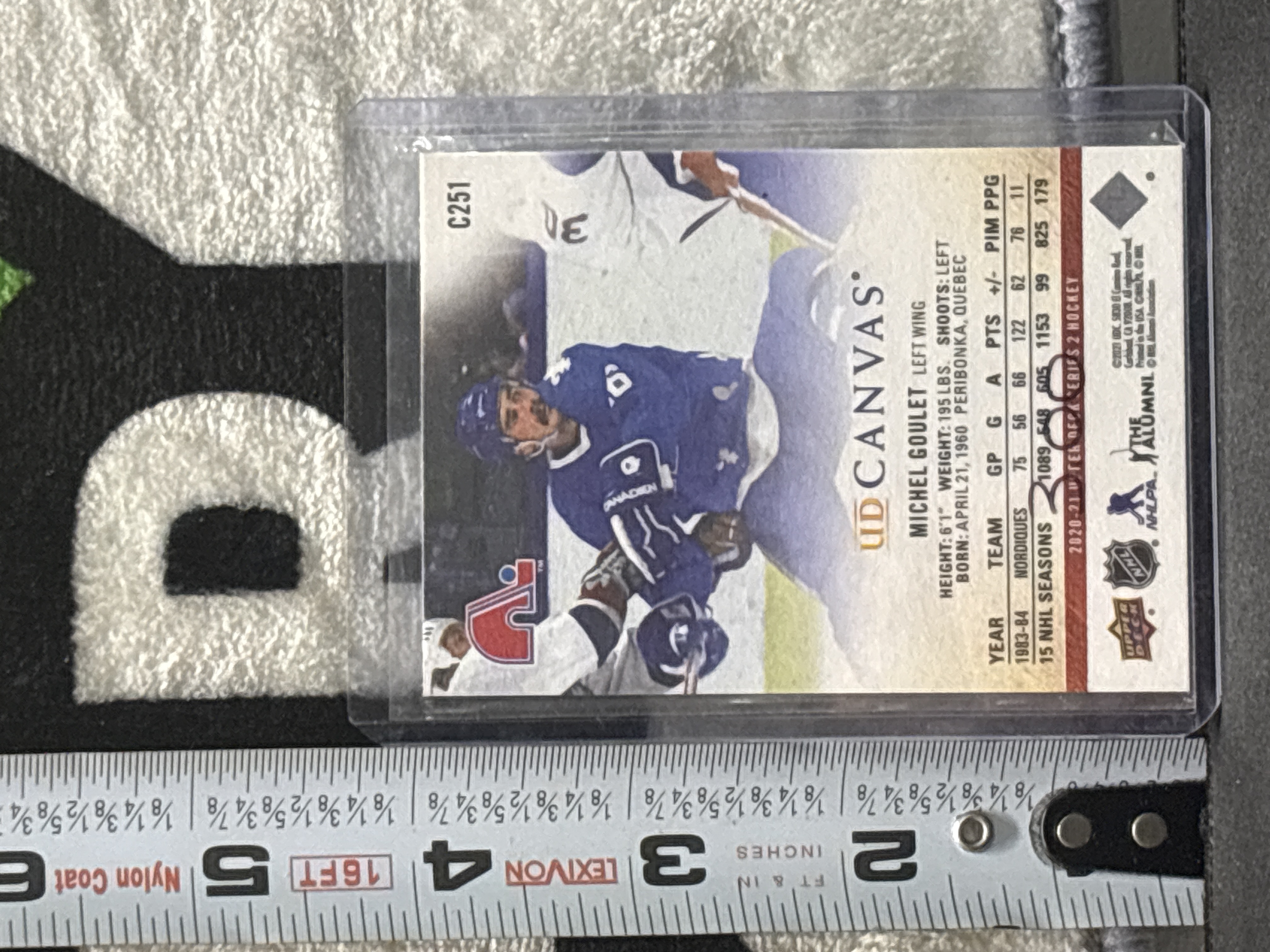 LOT 2026-870 — Carte de hockey Upper Deck UD Canvas, série 2020-2021, mettant en vedette… — photo 2
