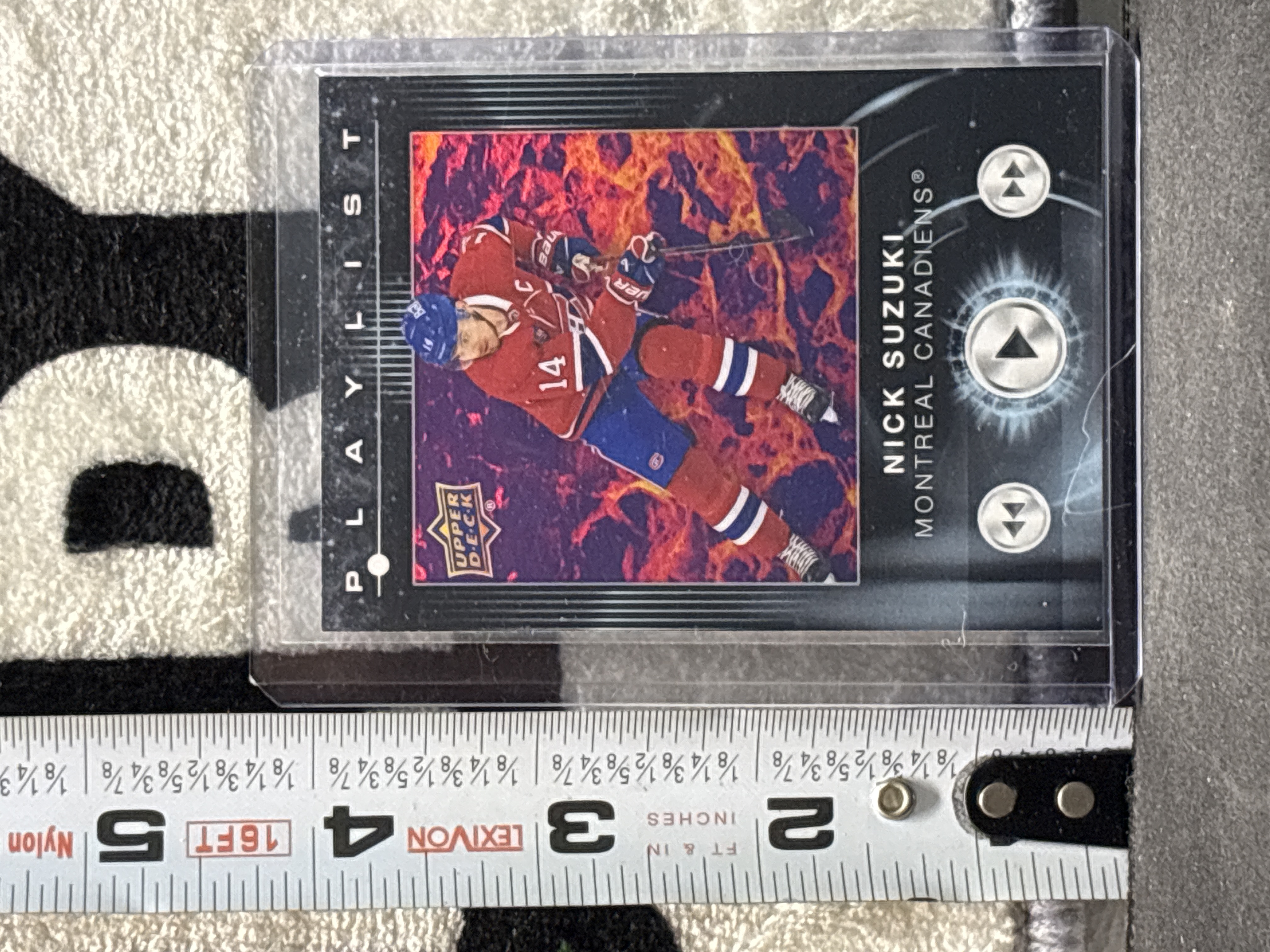 LOT 2026-881 — Carte de hockey de collection Upper Deck **Play List PL-11**, mettant en… — photo 1