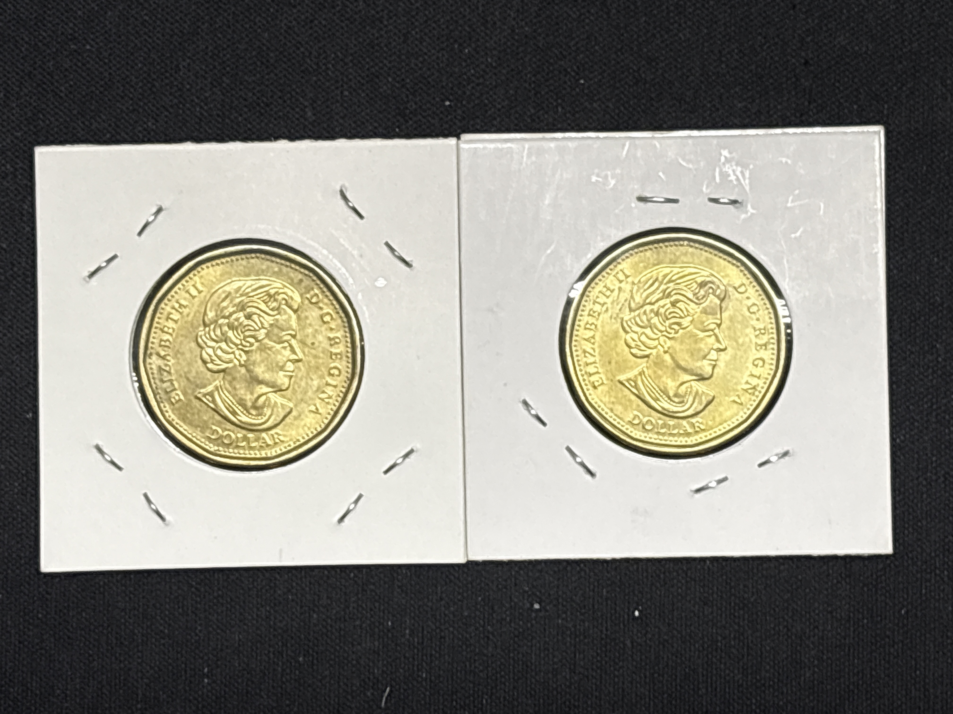 LOT 2026-889 — Ensemble de 2 pièces de 1 dollar canadien datées de 2021, présentant le… — photo 2