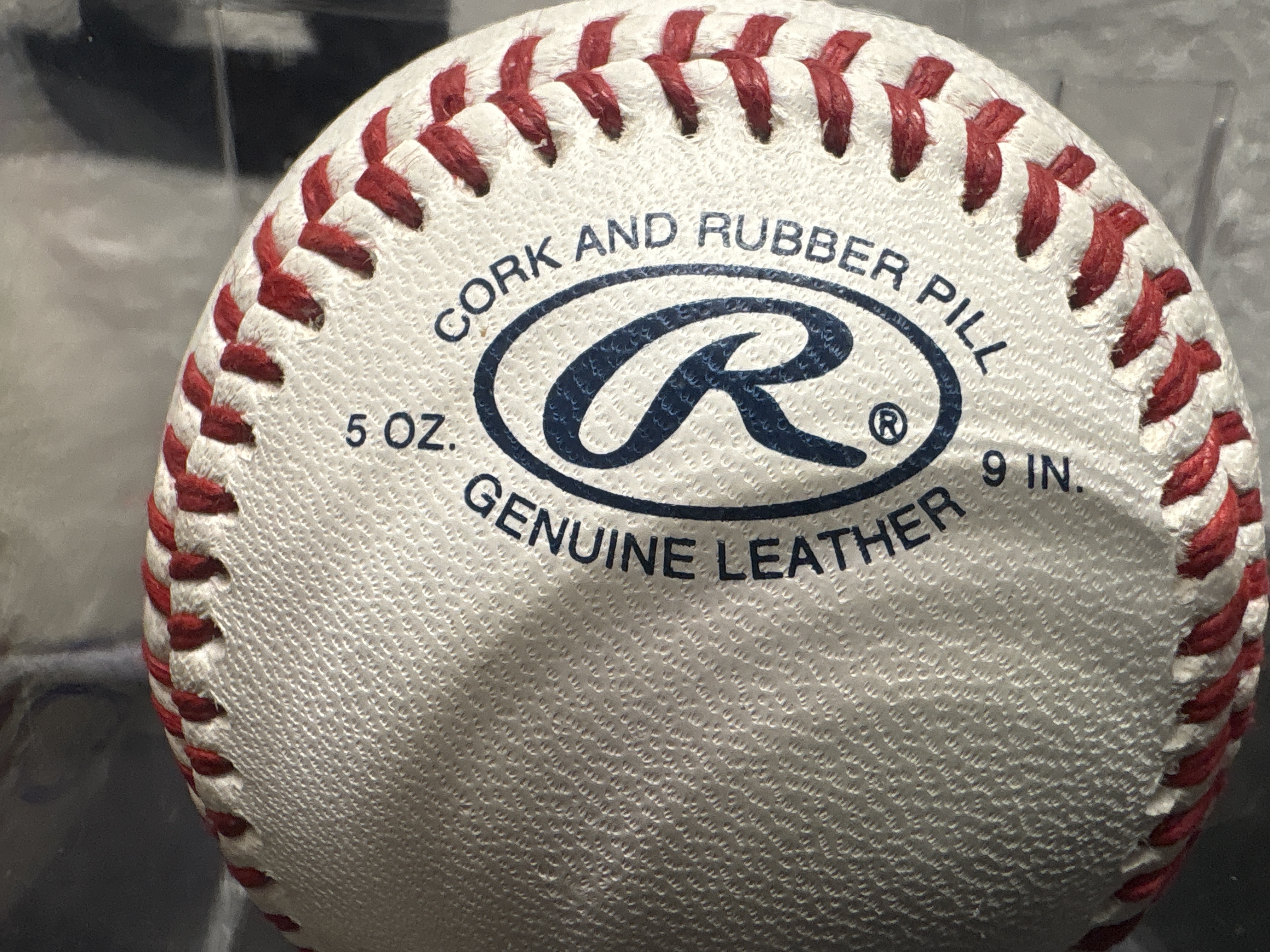 LOT 2026-893 — Balle de baseball Rawlings Official League RB11, en cuir véritable, 5 oz et 9… — photo 3